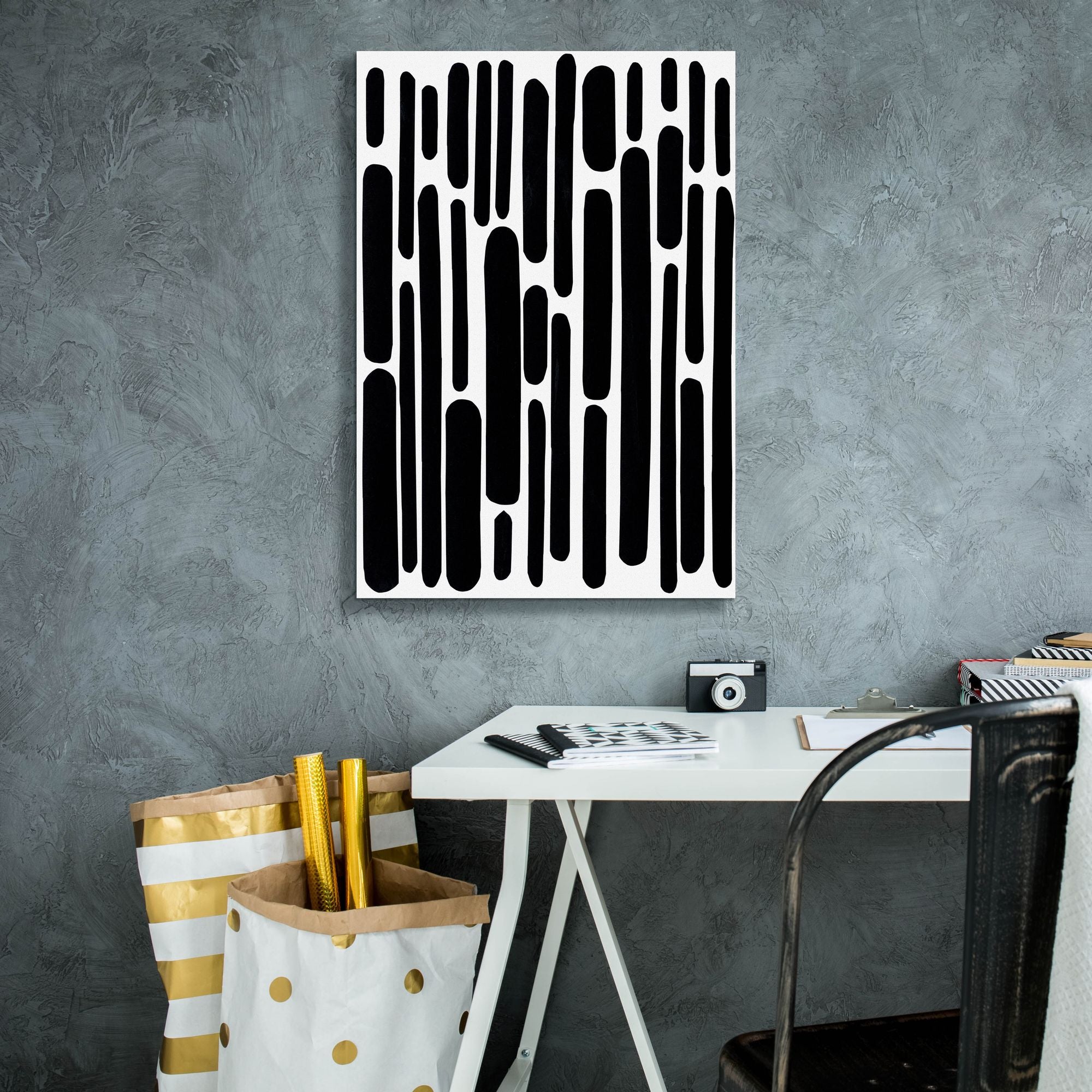 'Shuffle I' by Regina Moore, Canvas Wall Art,18 x 26