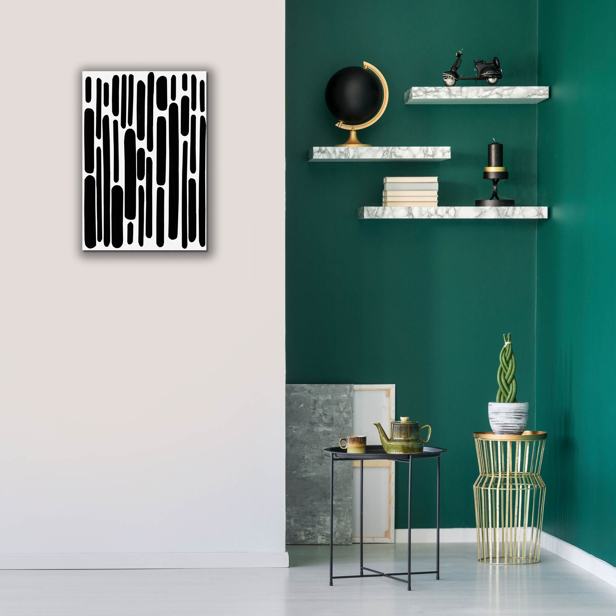 'Shuffle I' by Regina Moore, Canvas Wall Art,18 x 26