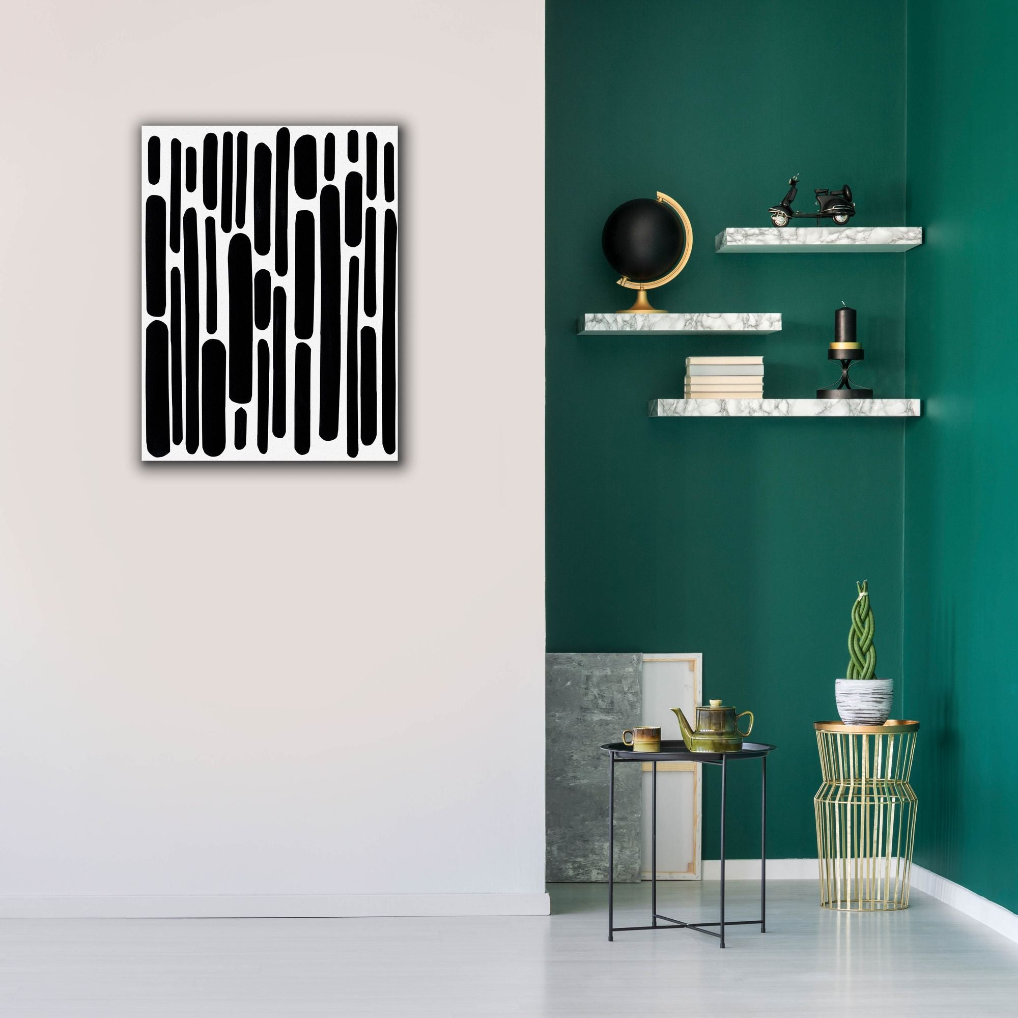 'Shuffle I' by Regina Moore, Canvas Wall Art,26 x 34