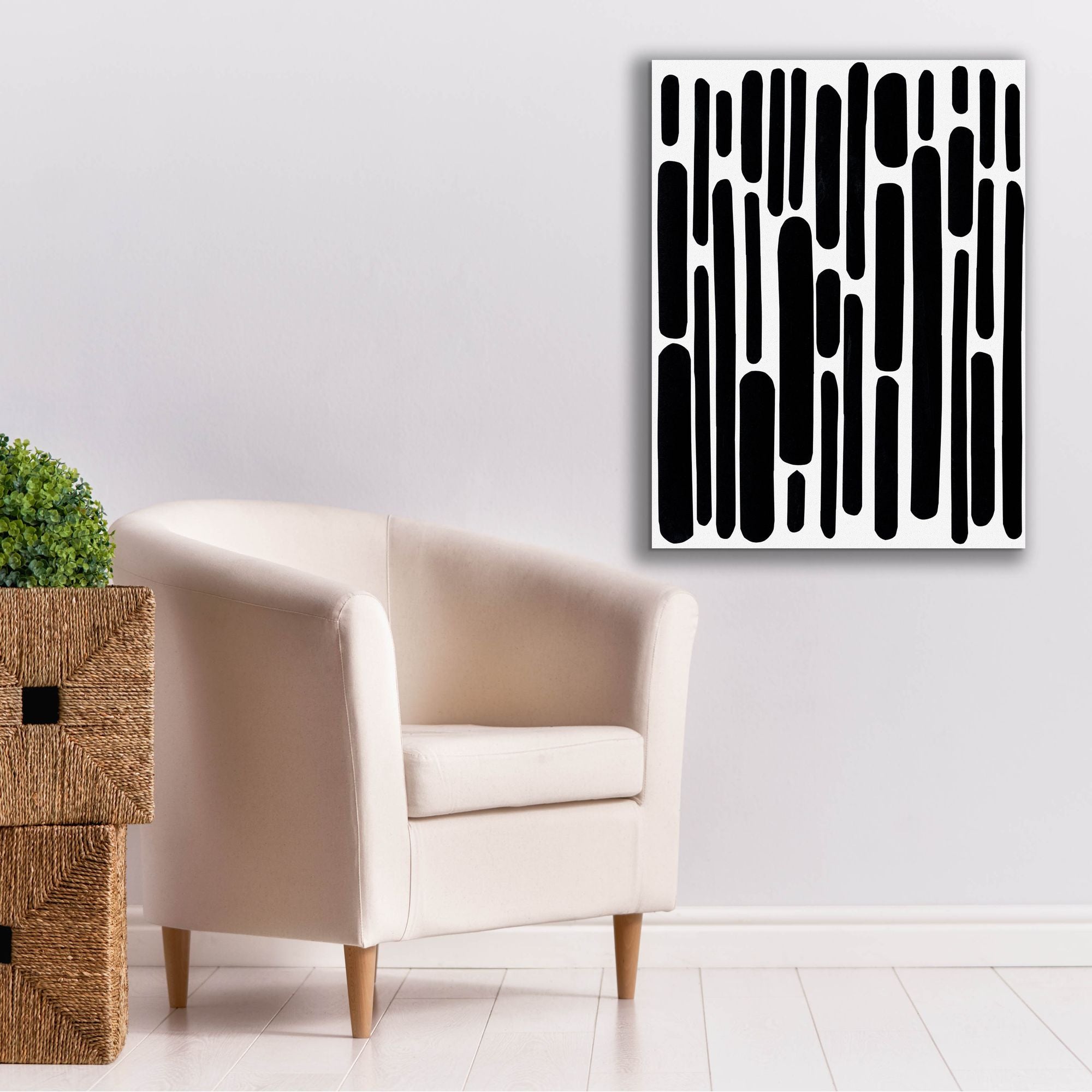 'Shuffle I' by Regina Moore, Canvas Wall Art,26 x 34