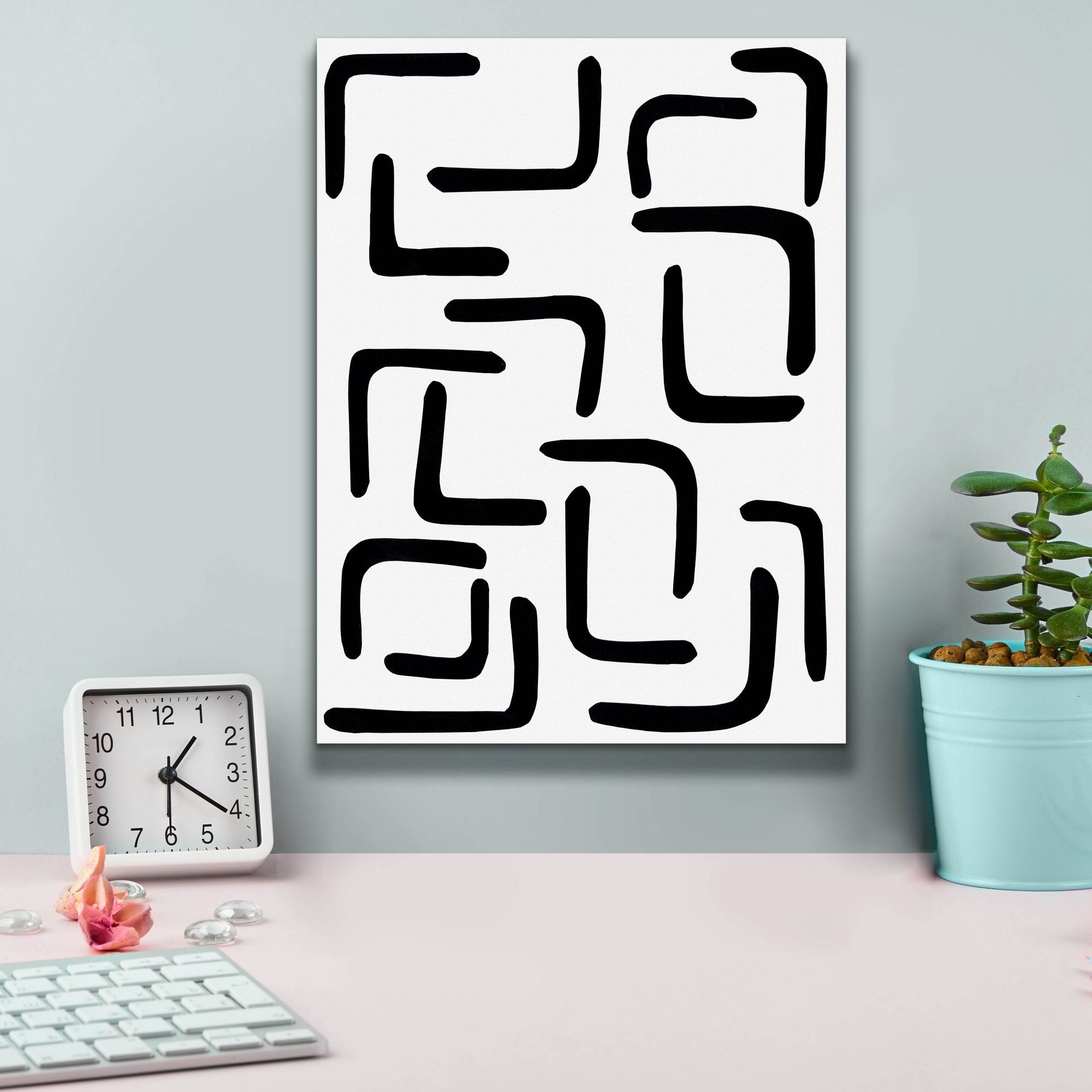 'Shuffle III' by Regina Moore, Canvas Wall Art,12 x 16