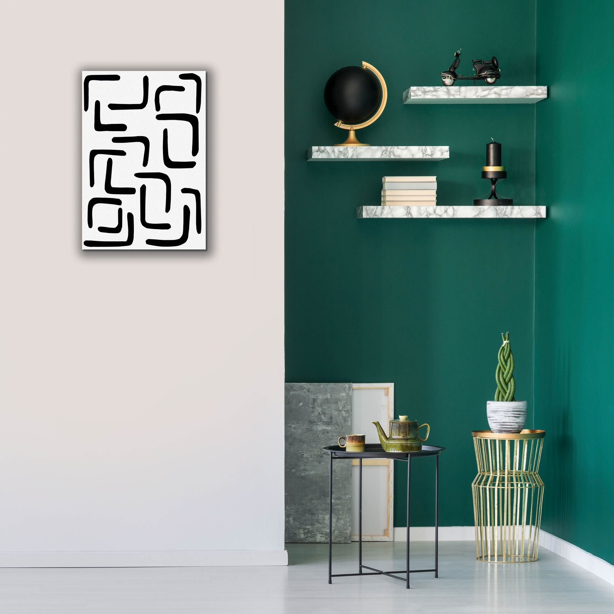 'Shuffle III' by Regina Moore, Canvas Wall Art,18 x 26