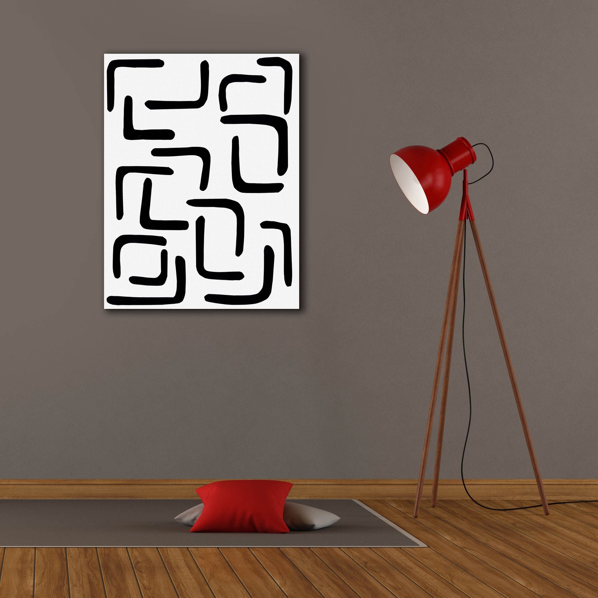 'Shuffle III' by Regina Moore, Canvas Wall Art,26 x 34