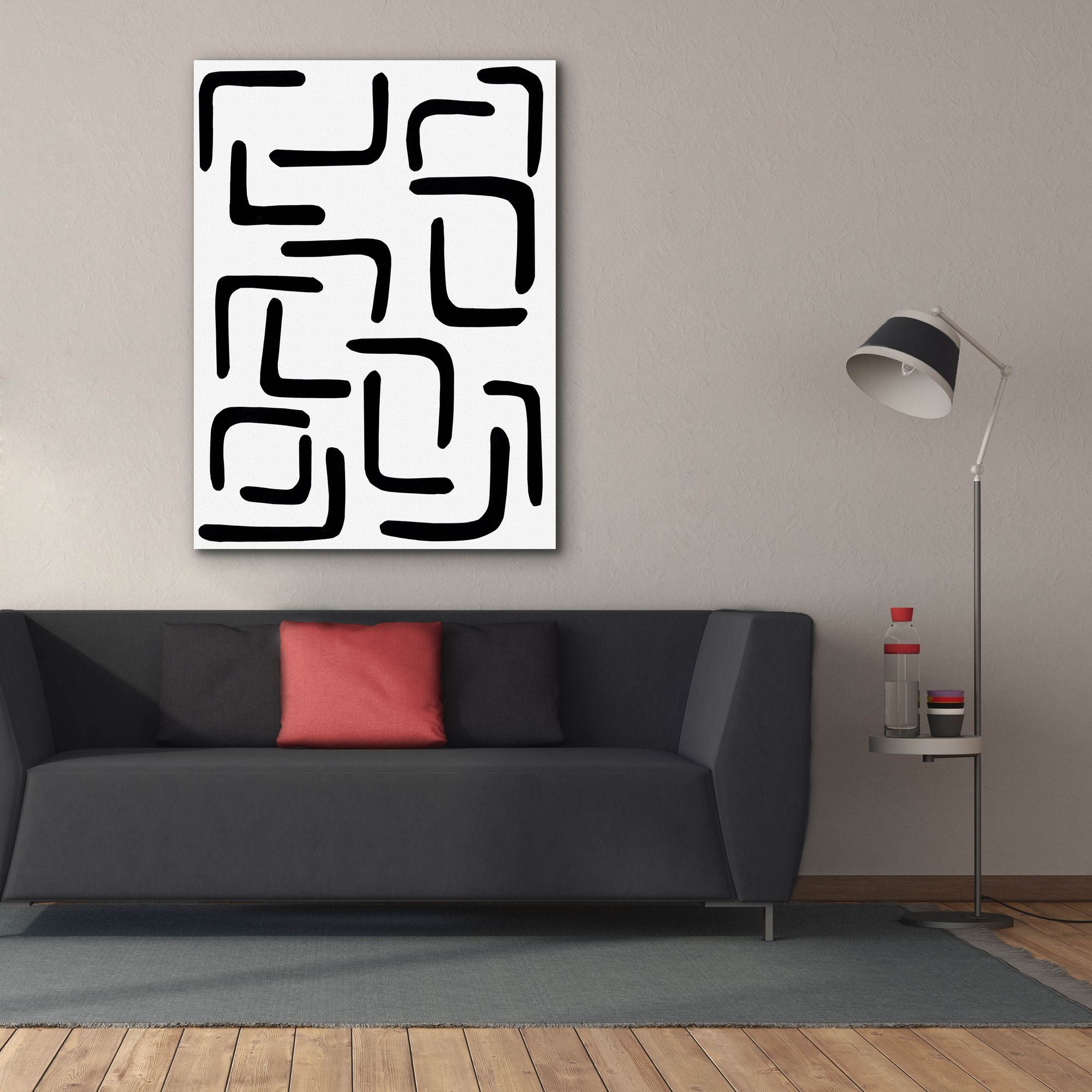 'Shuffle III' by Regina Moore, Canvas Wall Art,40x54