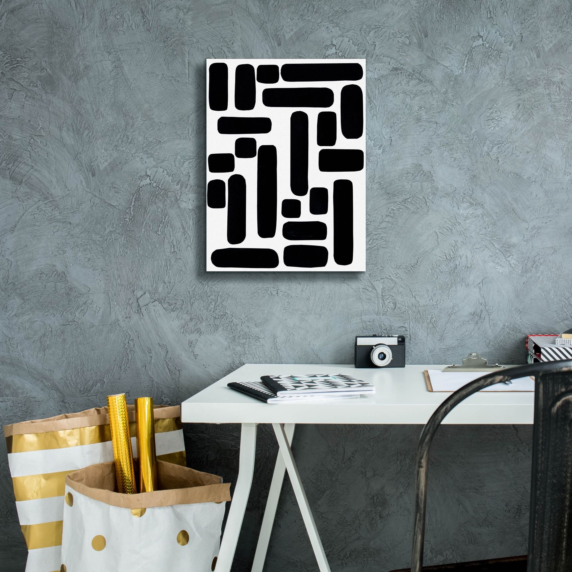 'Shuffle IV' by Regina Moore, Canvas Wall Art,12 x 16