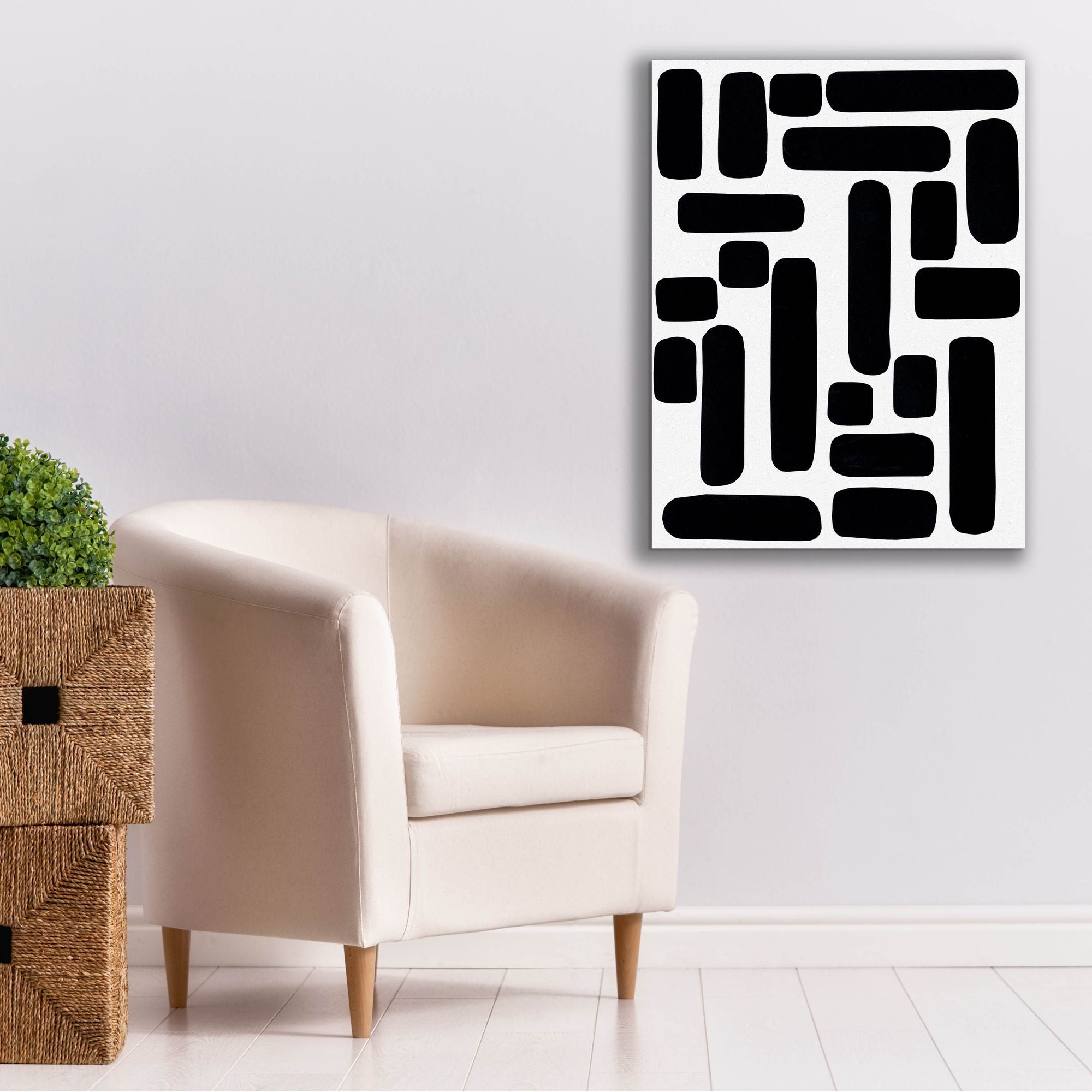 'Shuffle IV' by Regina Moore, Canvas Wall Art,26 x 34