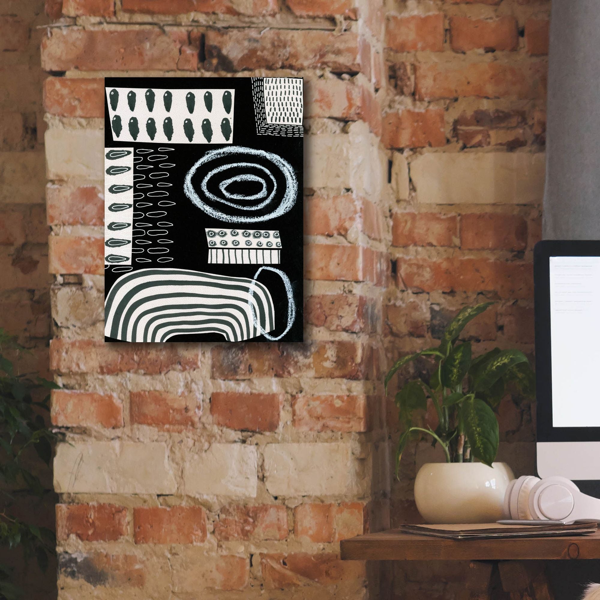 'B&W Fun VI' by Regina Moore, Canvas Wall Art,12 x 16