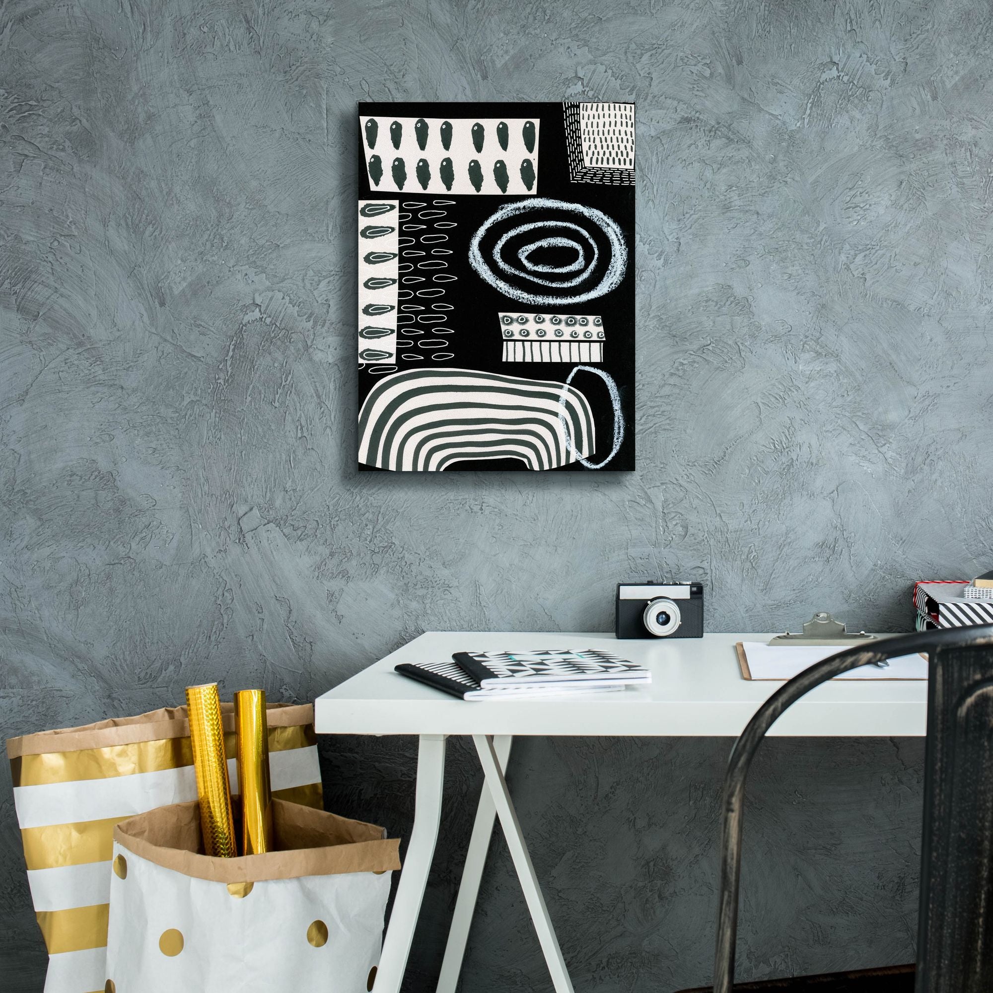 'B&W Fun VI' by Regina Moore, Canvas Wall Art,12 x 16