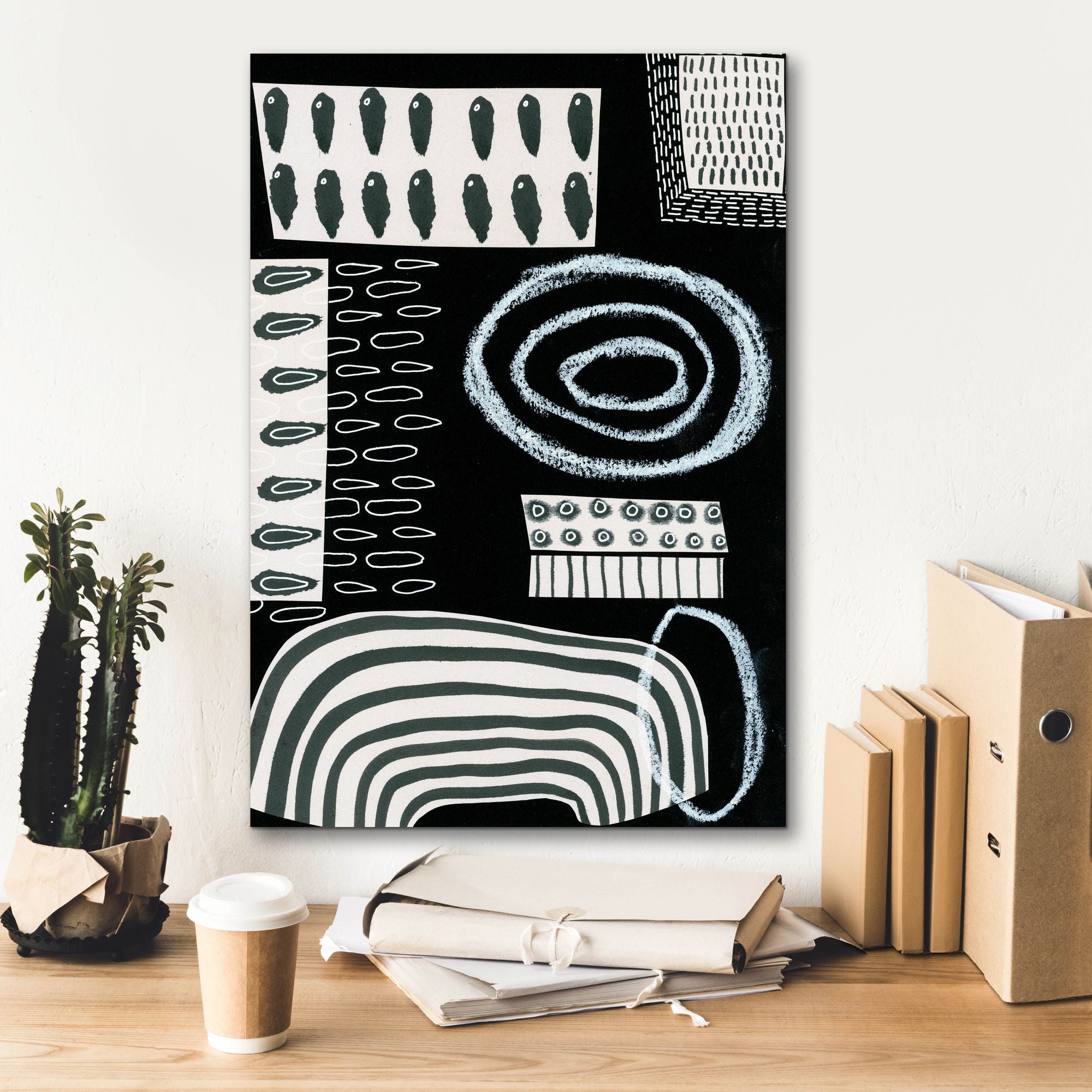 'B&W Fun VI' by Regina Moore, Canvas Wall Art,18 x 26