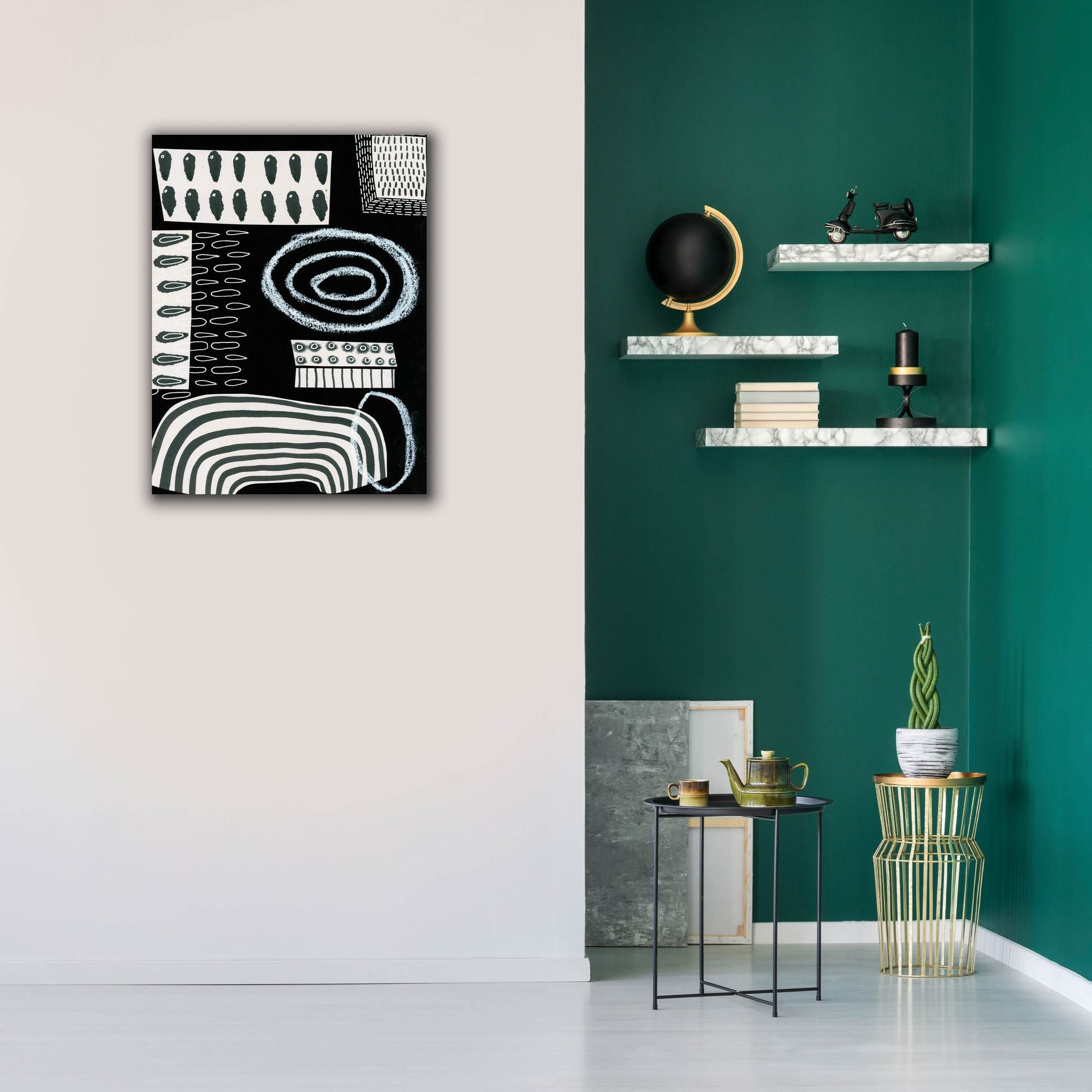 'B&W Fun VI' by Regina Moore, Canvas Wall Art,26 x 34