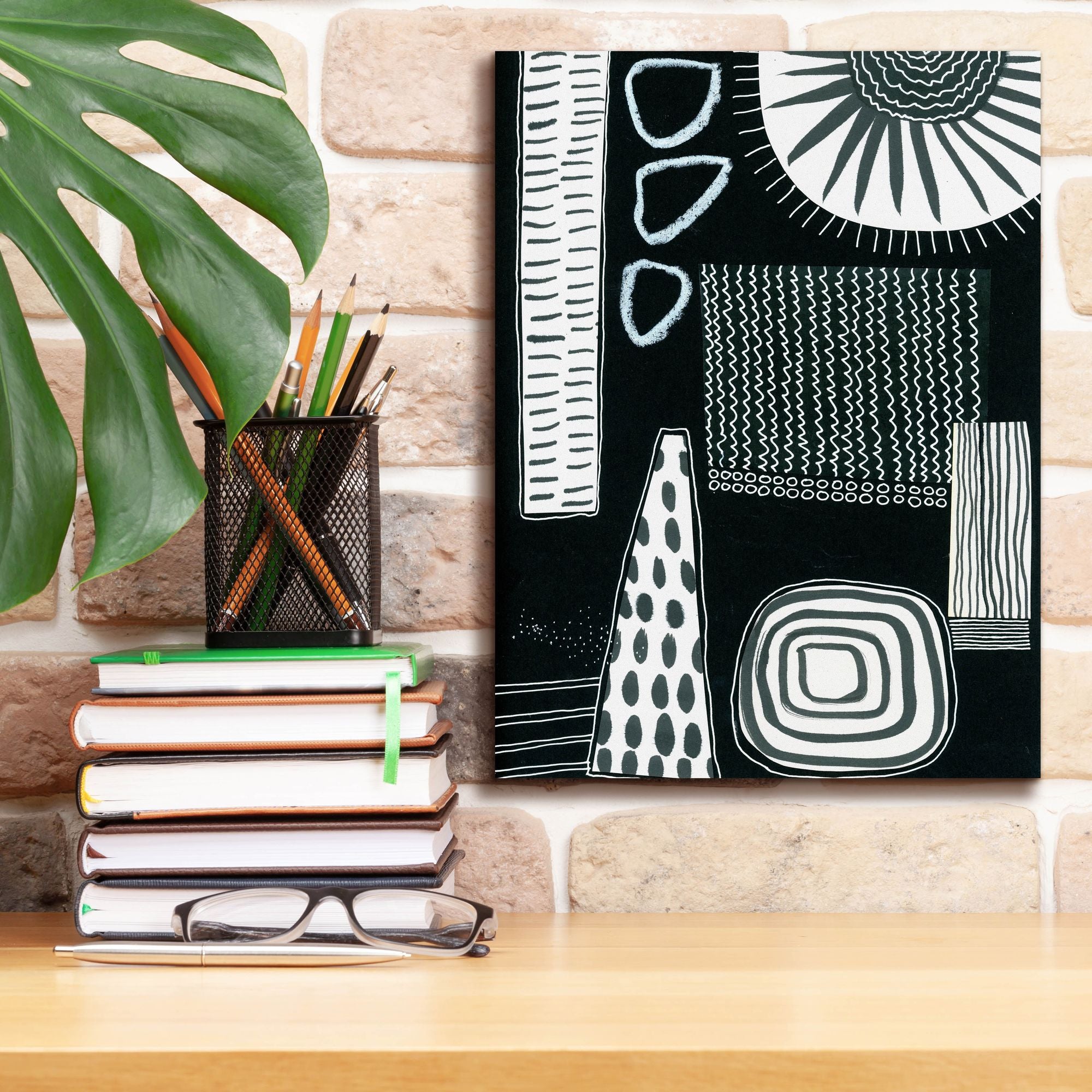 'B&W Fun IX' by Regina Moore, Canvas Wall Art,12 x 16