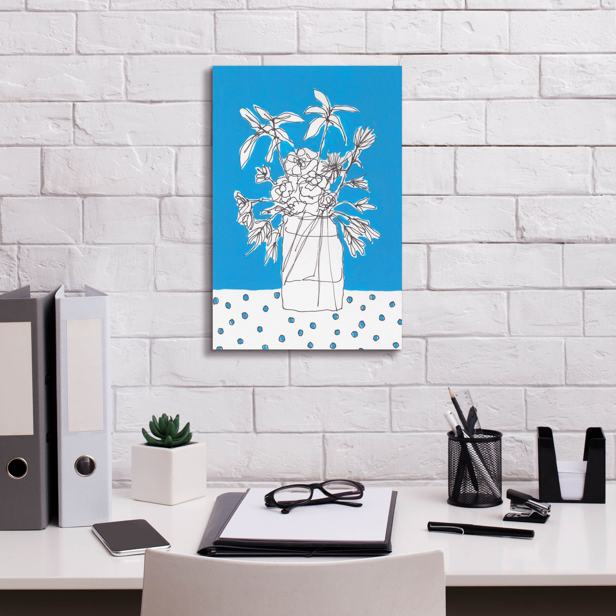 'Floral Jardiniere I' by Regina Moore, Canvas Wall Art,12 x 18