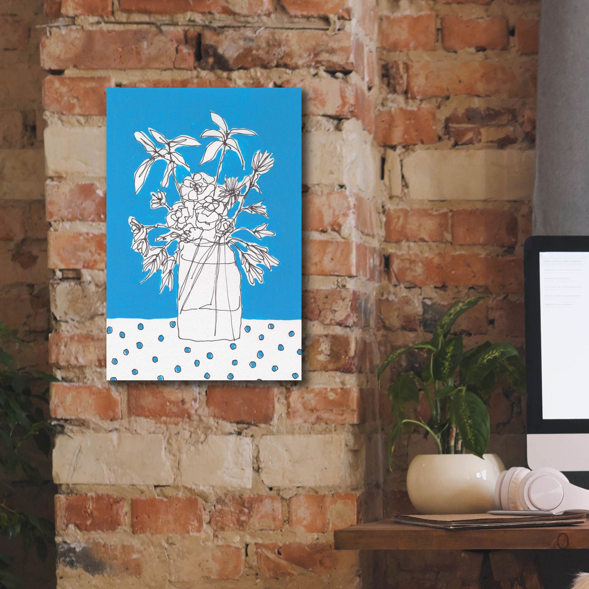 'Floral Jardiniere I' by Regina Moore, Canvas Wall Art,12 x 18