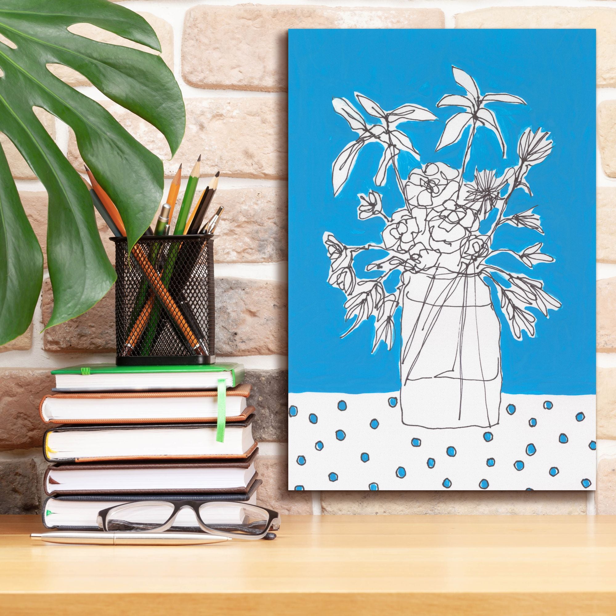 'Floral Jardiniere I' by Regina Moore, Canvas Wall Art,12 x 18