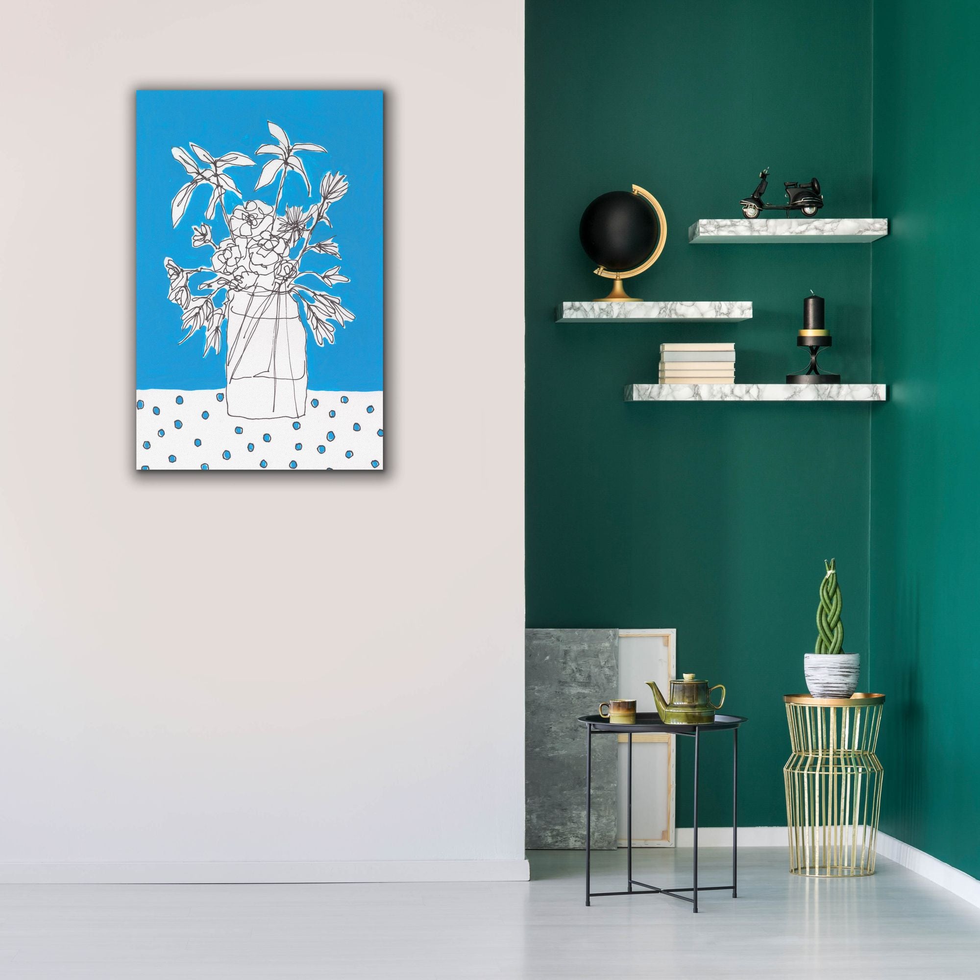 'Floral Jardiniere I' by Regina Moore, Canvas Wall Art,26x40