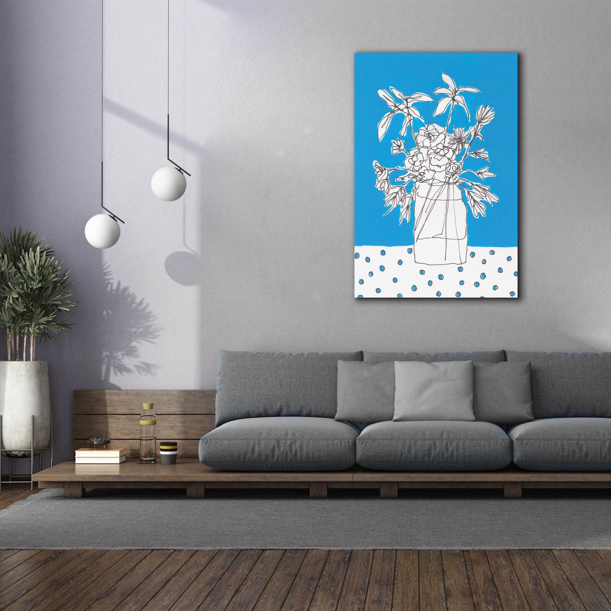 'Floral Jardiniere I' by Regina Moore, Canvas Wall Art,40x60