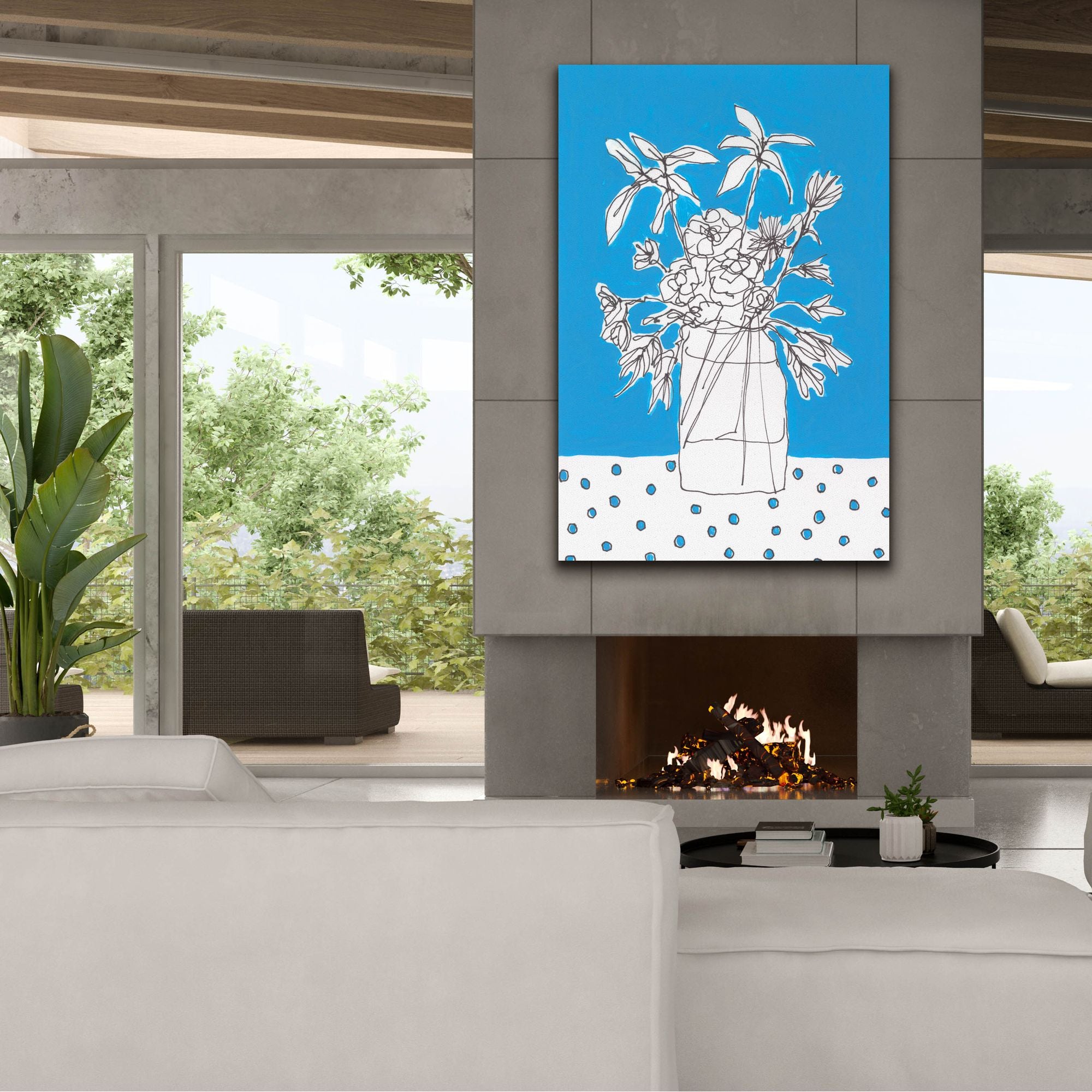 'Floral Jardiniere I' by Regina Moore, Canvas Wall Art,40x60