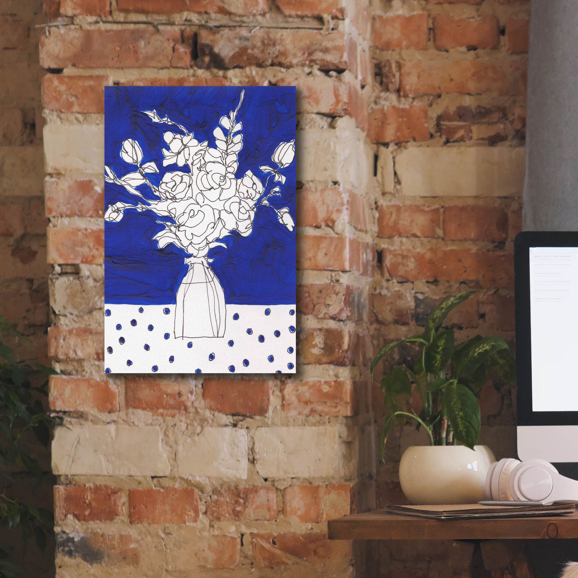 'Floral Jardiniere II' by Regina Moore, Canvas Wall Art,12 x 18