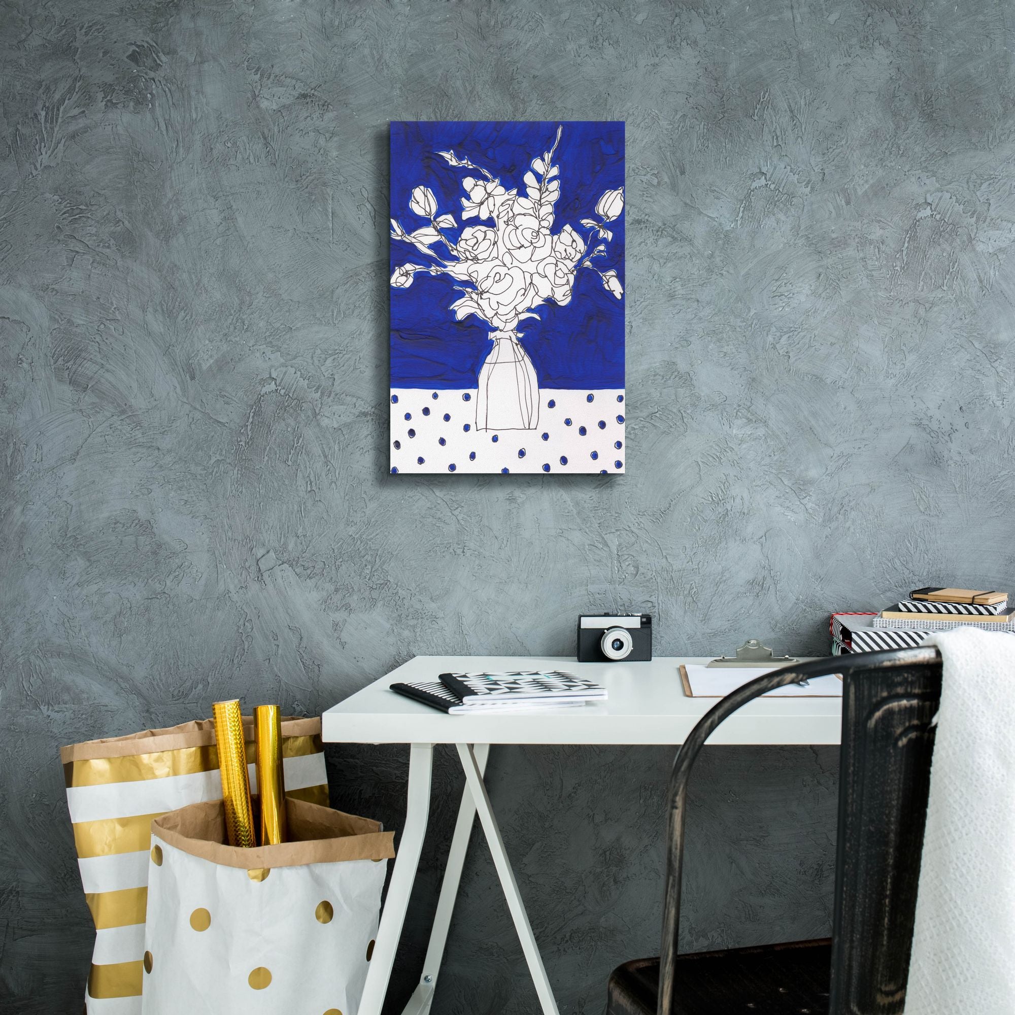 'Floral Jardiniere II' by Regina Moore, Canvas Wall Art,12 x 18