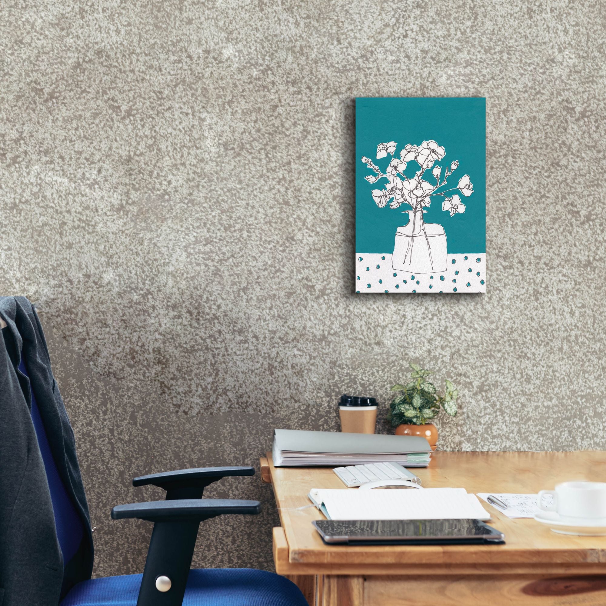 'Floral Jardiniere IV' by Regina Moore, Canvas Wall Art,12 x 18