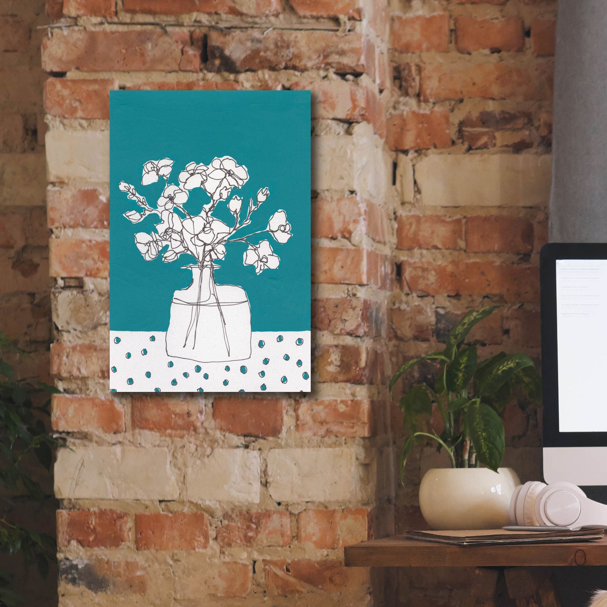 'Floral Jardiniere IV' by Regina Moore, Canvas Wall Art,12 x 18