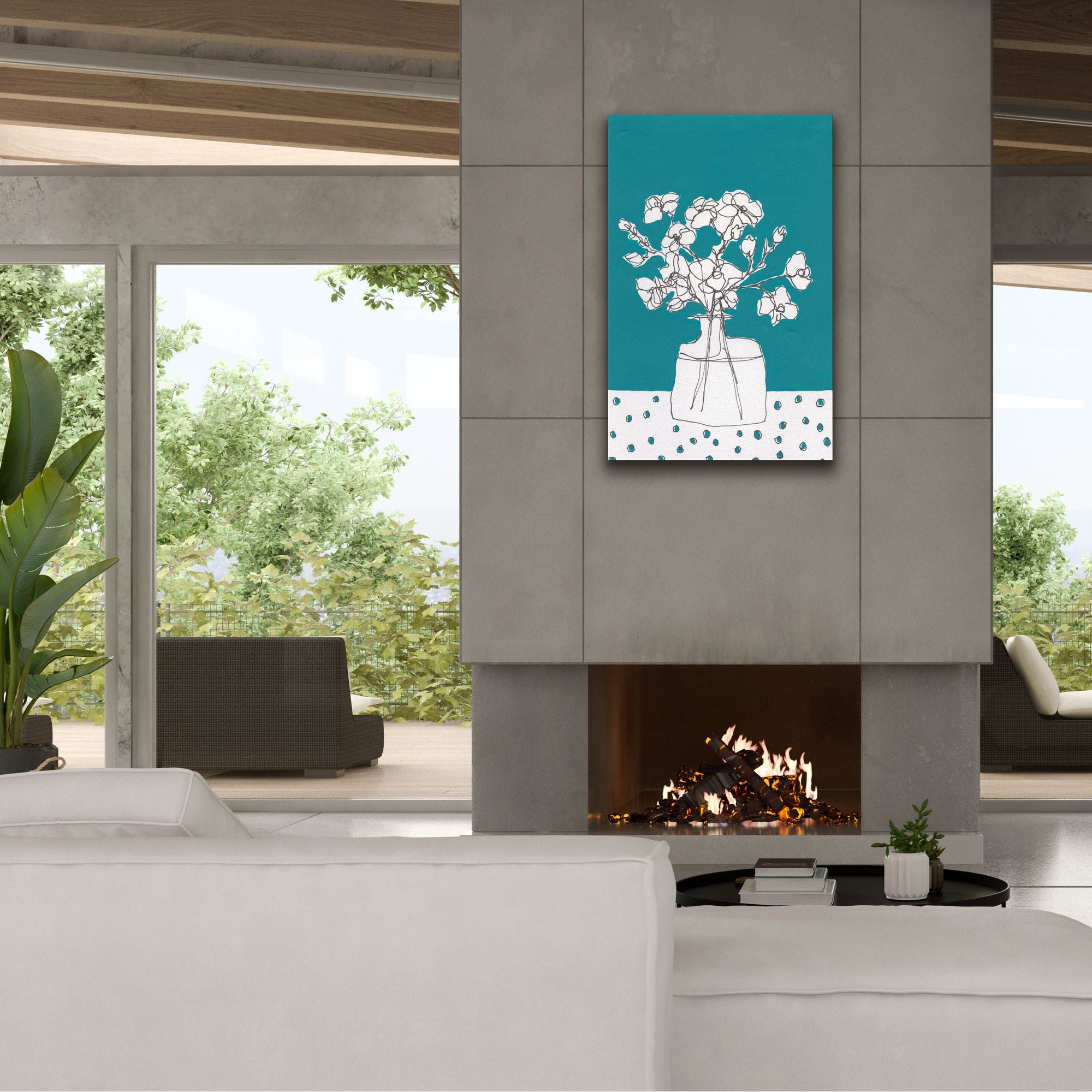 'Floral Jardiniere IV' by Regina Moore, Canvas Wall Art,26x40