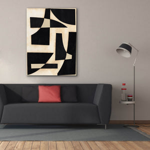 'Onyx Cutout Shapes I' by Regina Moore, Canvas Wall Art,40x54