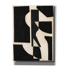 'Onyx Cutout Shapes II' by Regina Moore, Canvas Wall Art