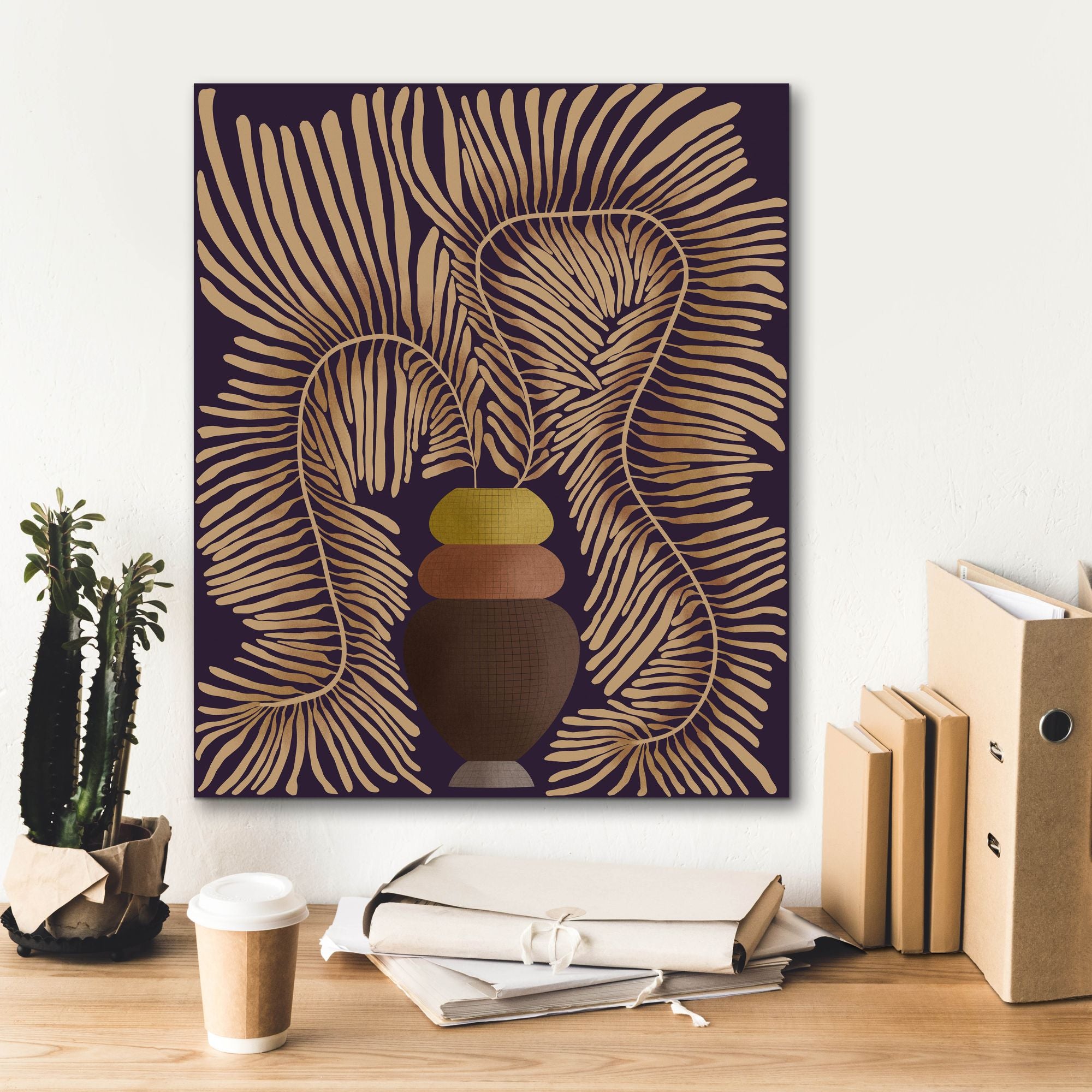 'Leaf Concept II' by Regina Moore, Canvas Wall Art,20 x 24