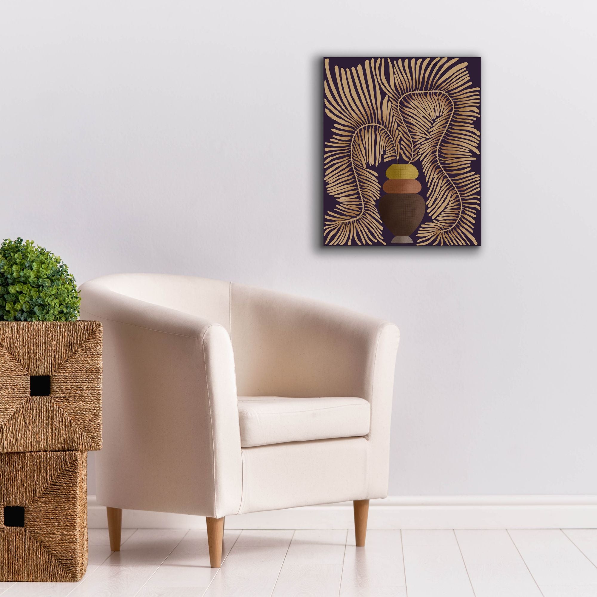 'Leaf Concept II' by Regina Moore, Canvas Wall Art,20 x 24