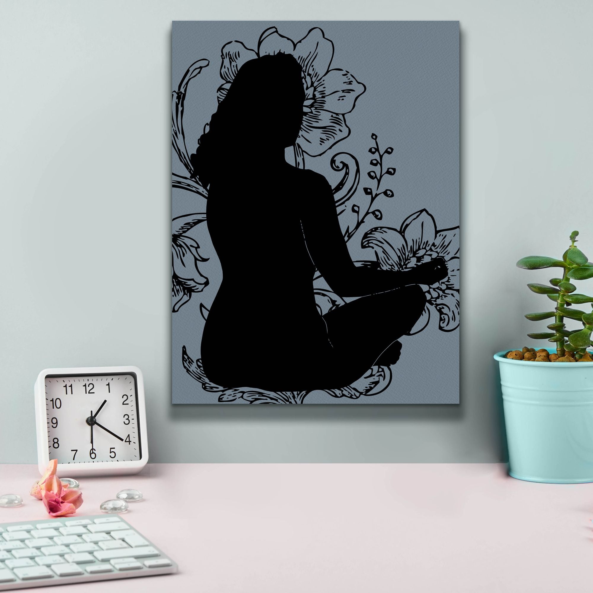 'Slow Breathing I' by Regina Moore, Canvas Wall Art,12 x 16