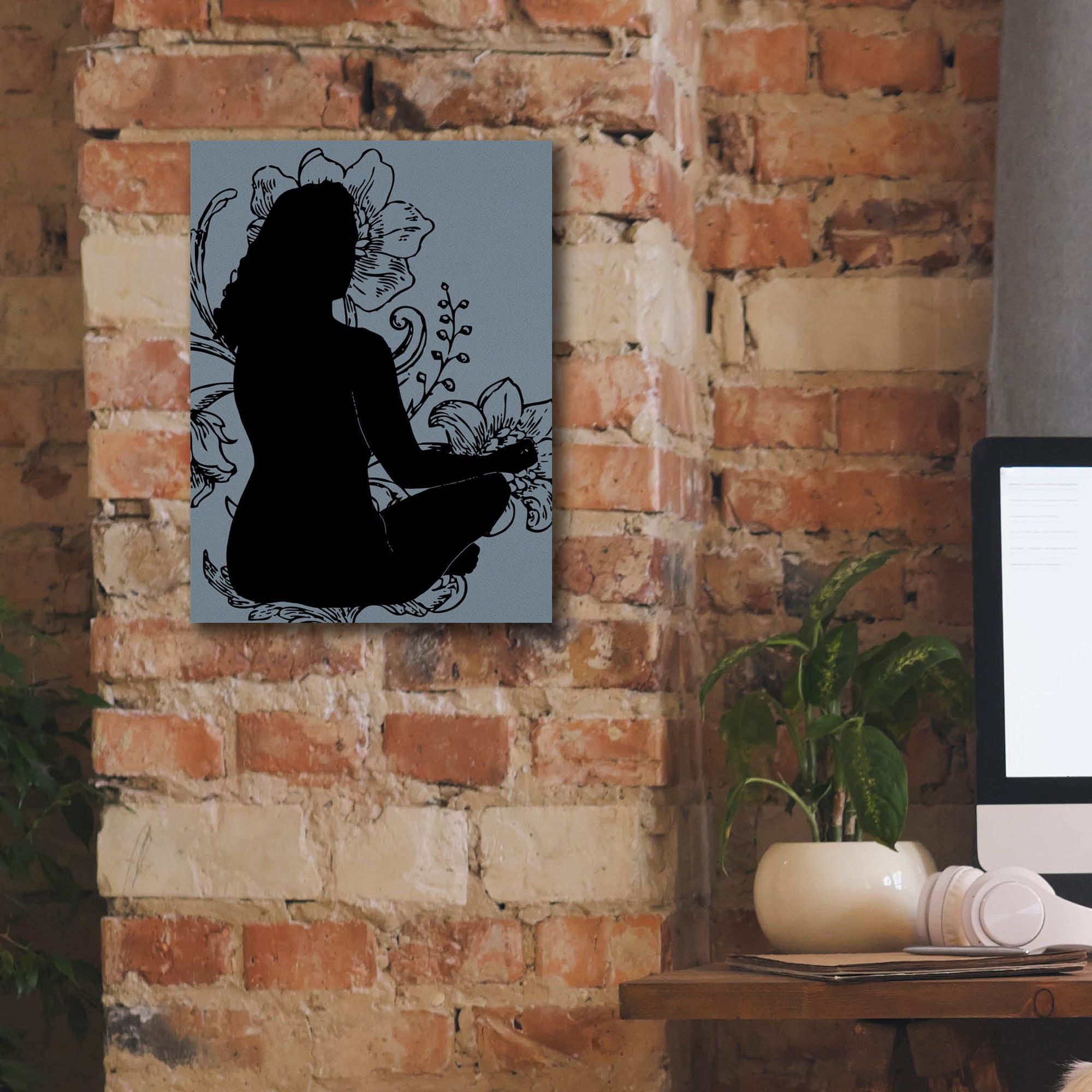 'Slow Breathing I' by Regina Moore, Canvas Wall Art,12 x 16