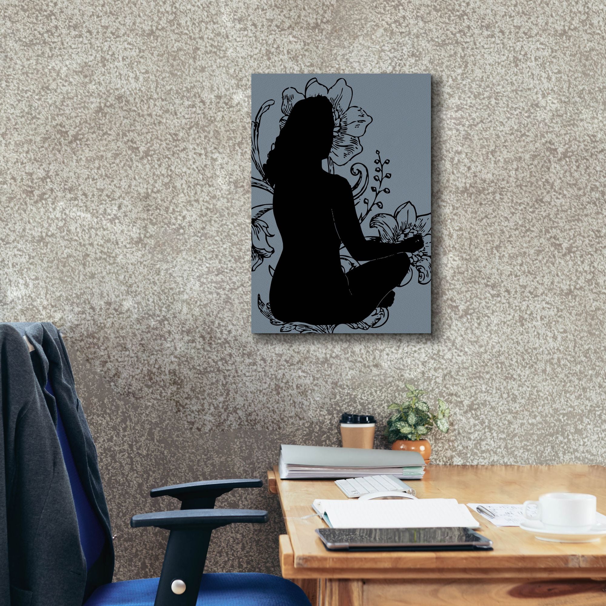 'Slow Breathing I' by Regina Moore, Canvas Wall Art,18 x 26