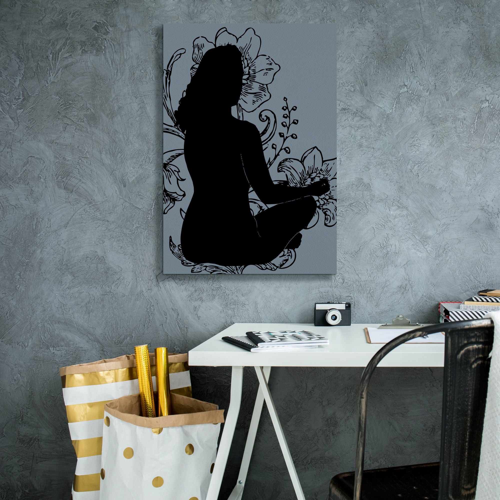 'Slow Breathing I' by Regina Moore, Canvas Wall Art,18 x 26