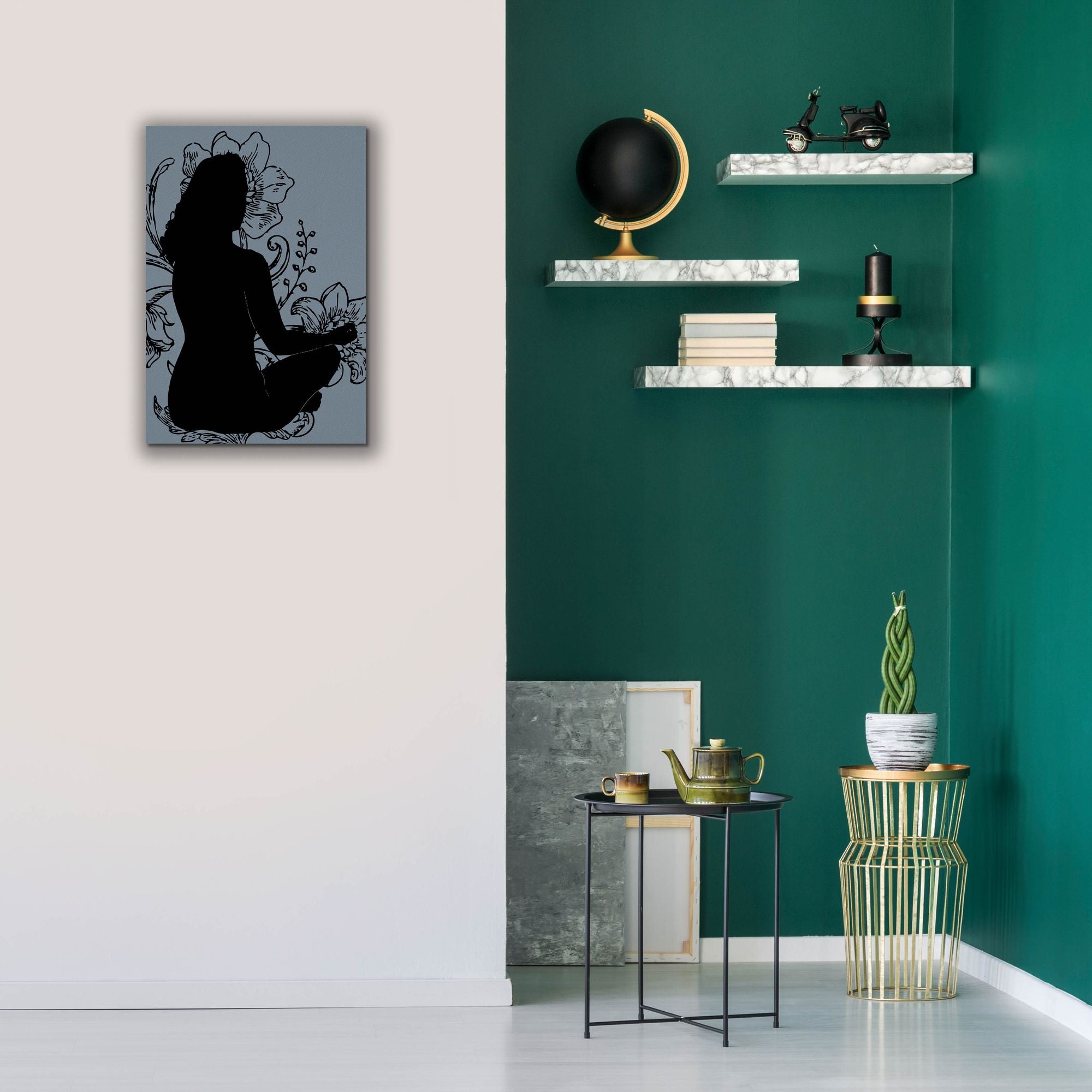 'Slow Breathing I' by Regina Moore, Canvas Wall Art,18 x 26