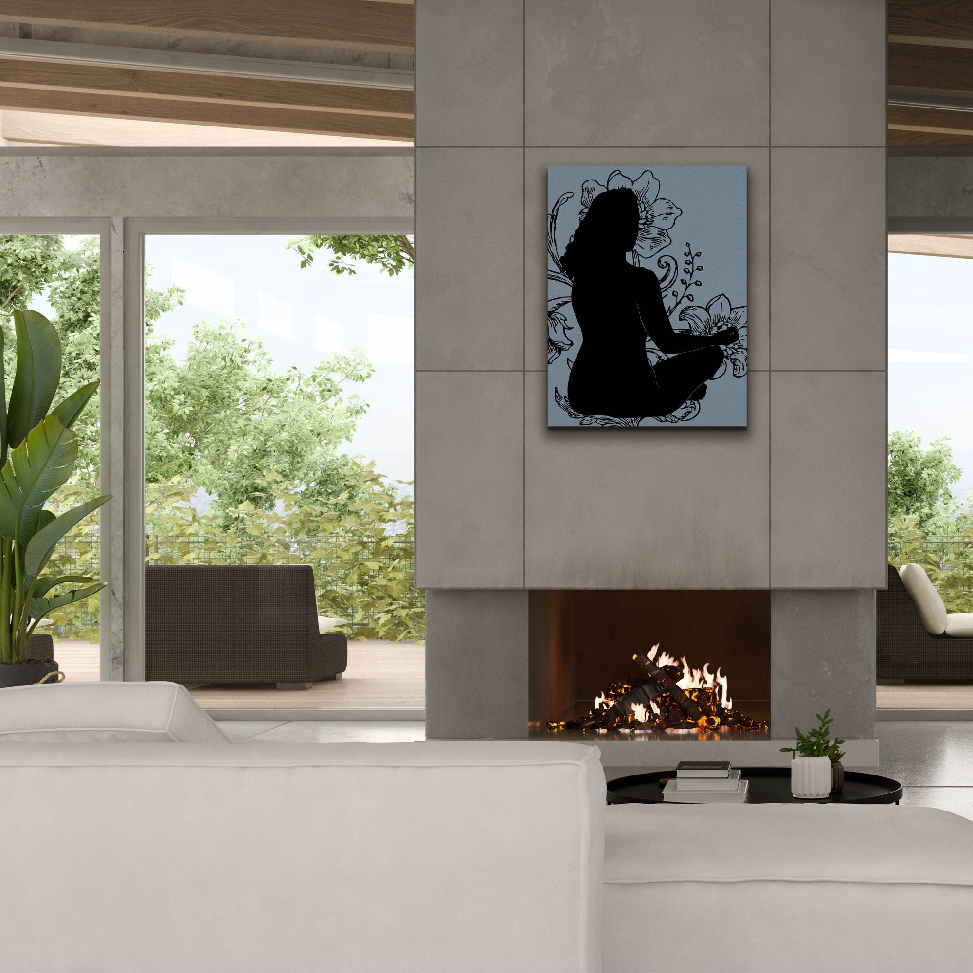 'Slow Breathing I' by Regina Moore, Canvas Wall Art,26 x 34