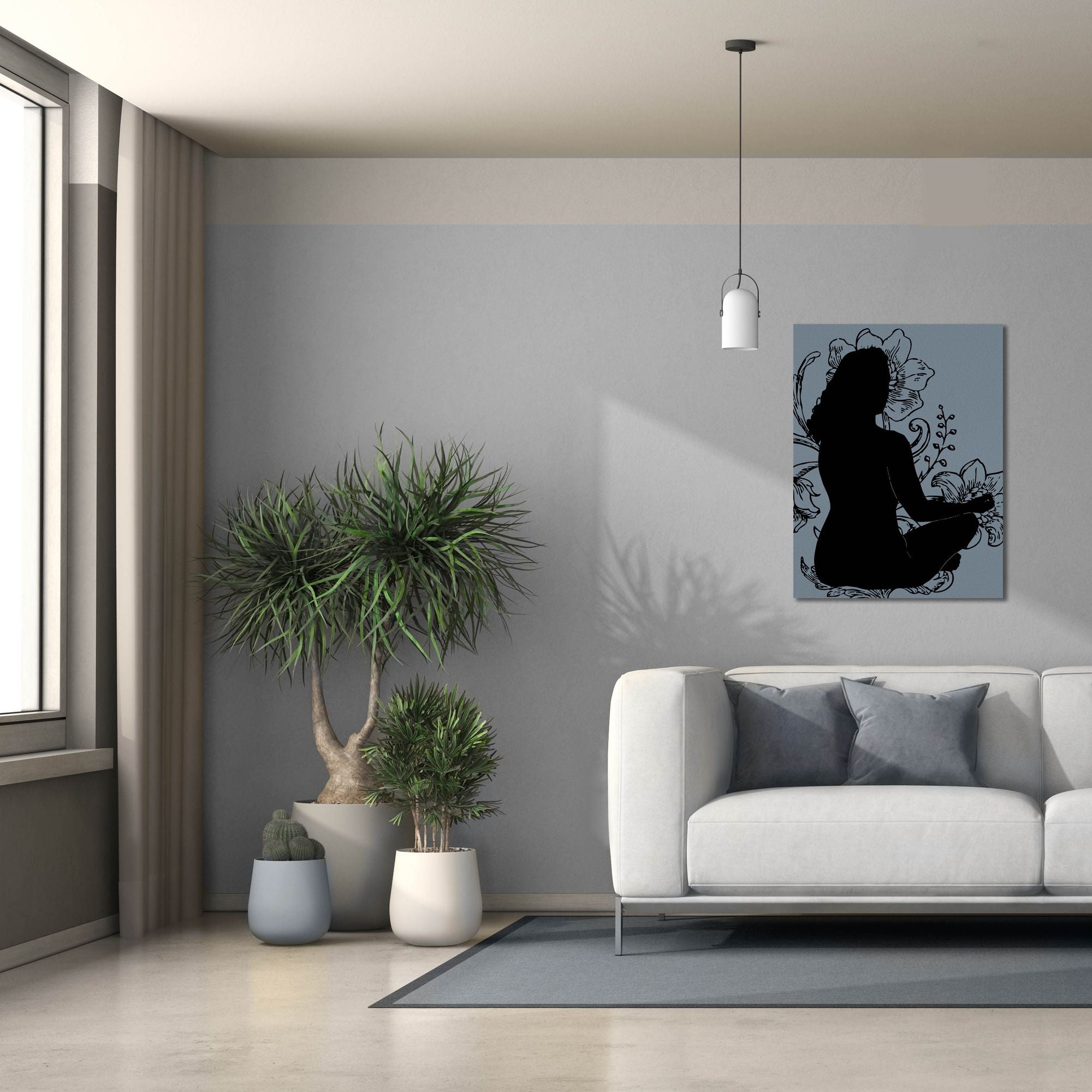 'Slow Breathing I' by Regina Moore, Canvas Wall Art,26 x 34