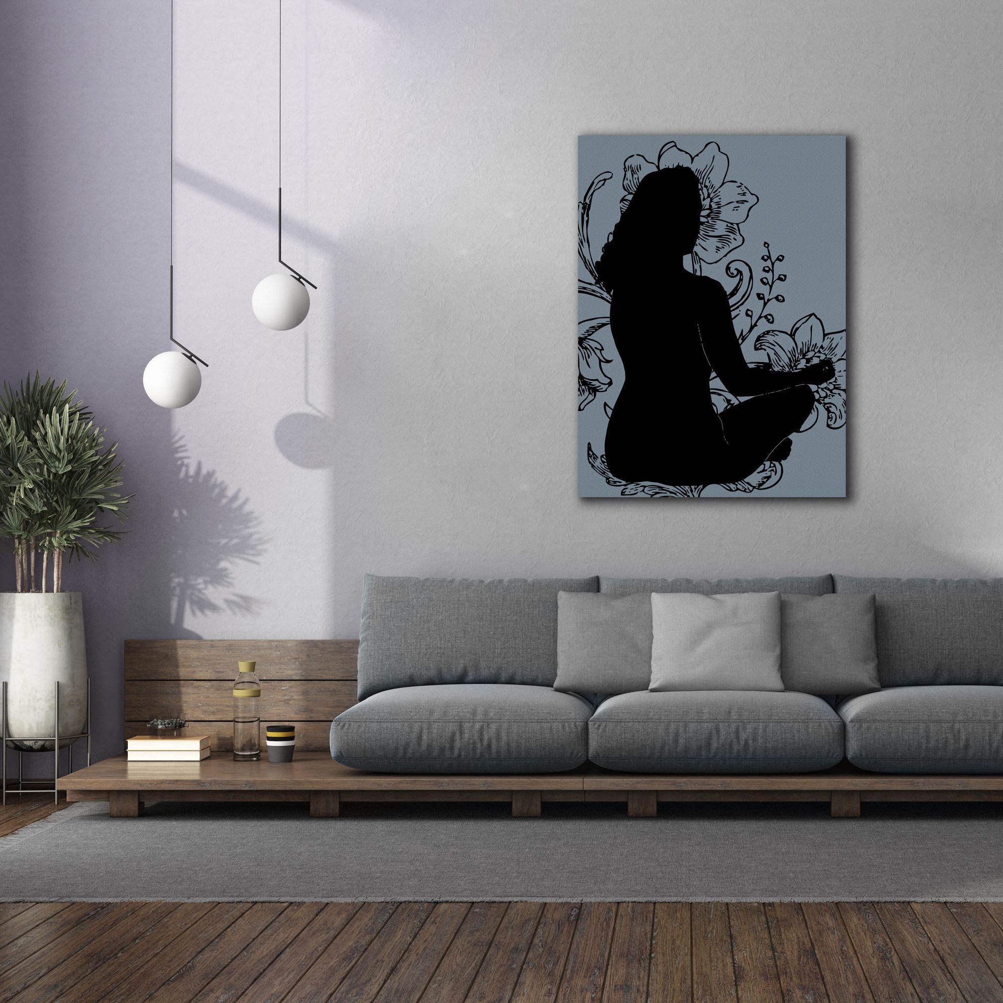 'Slow Breathing I' by Regina Moore, Canvas Wall Art,40x54