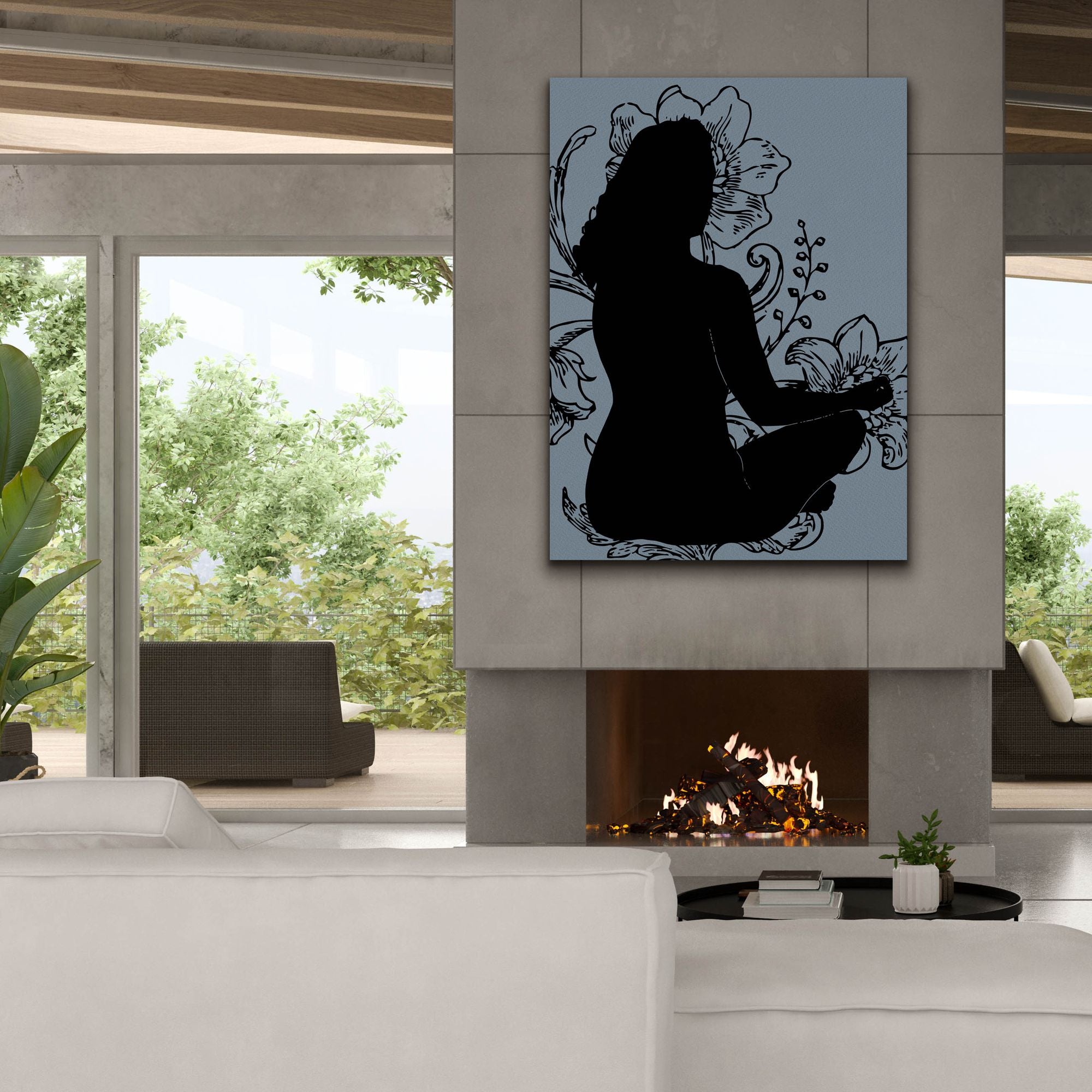 'Slow Breathing I' by Regina Moore, Canvas Wall Art,40x54