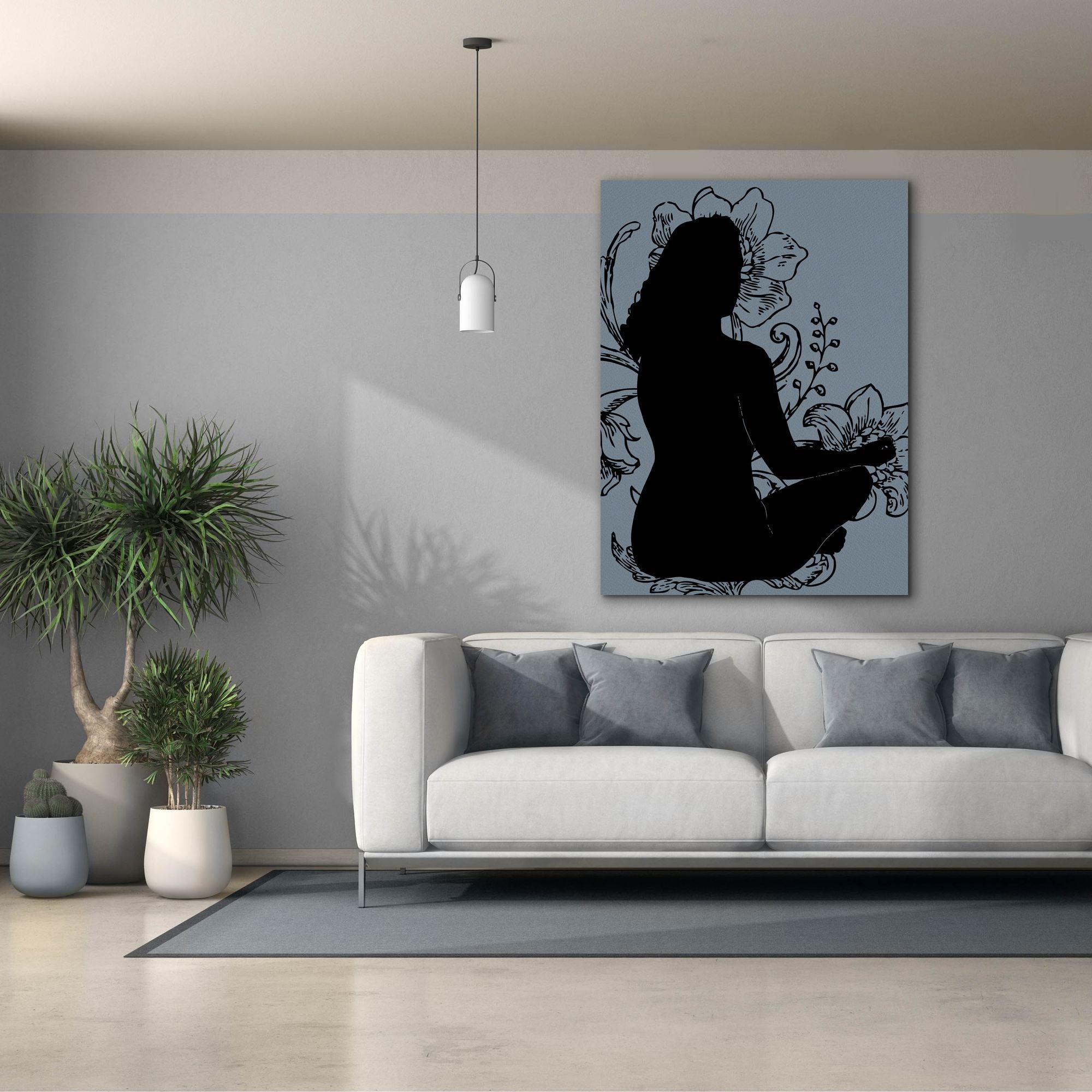 'Slow Breathing I' by Regina Moore, Canvas Wall Art,40x54