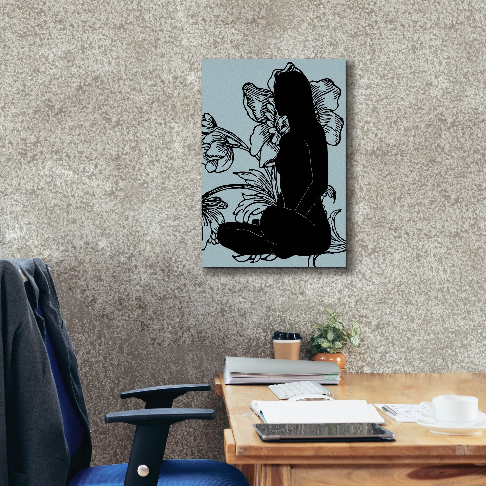 'Slow Breathing II' by Regina Moore, Canvas Wall Art,18 x 26