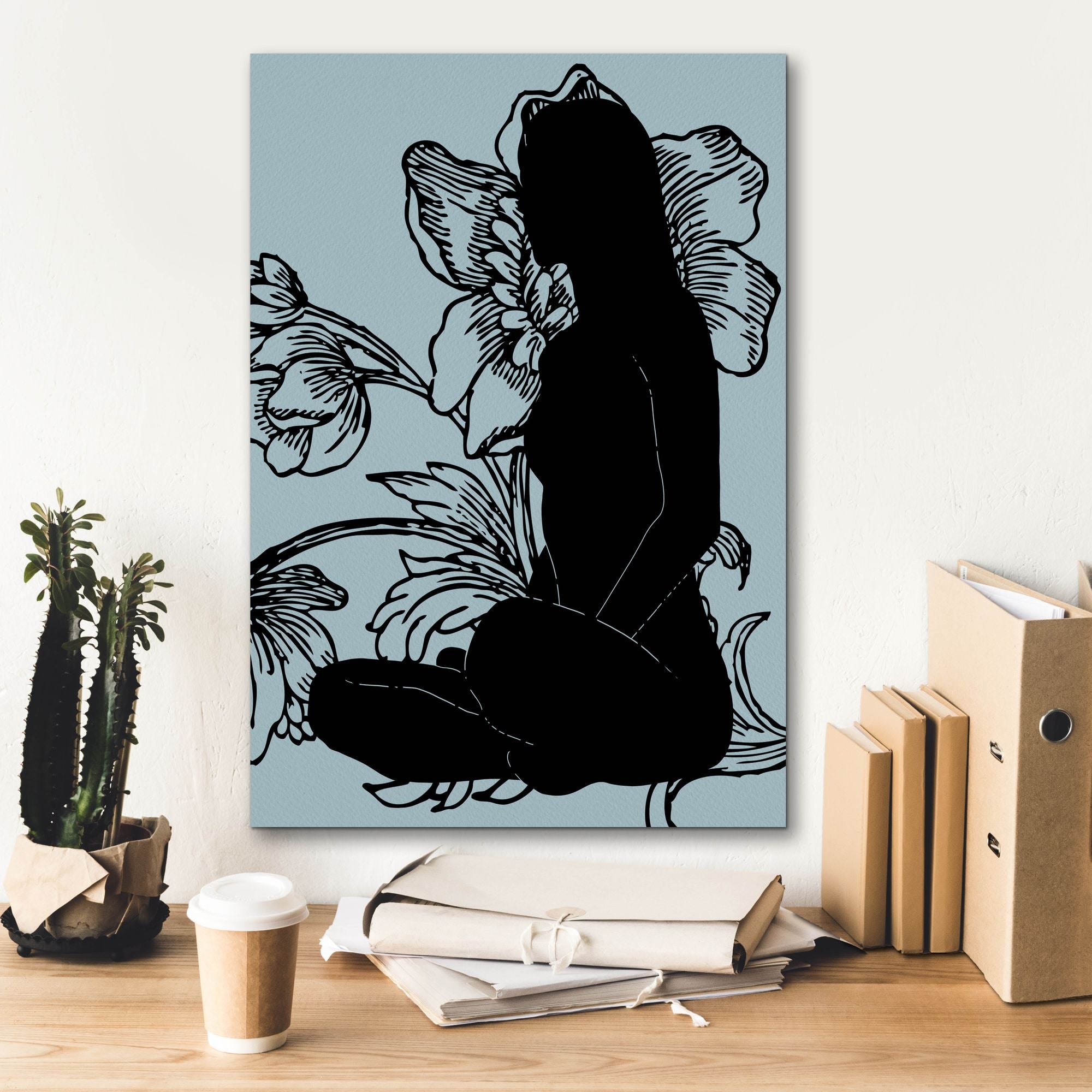 'Slow Breathing II' by Regina Moore, Canvas Wall Art,18 x 26