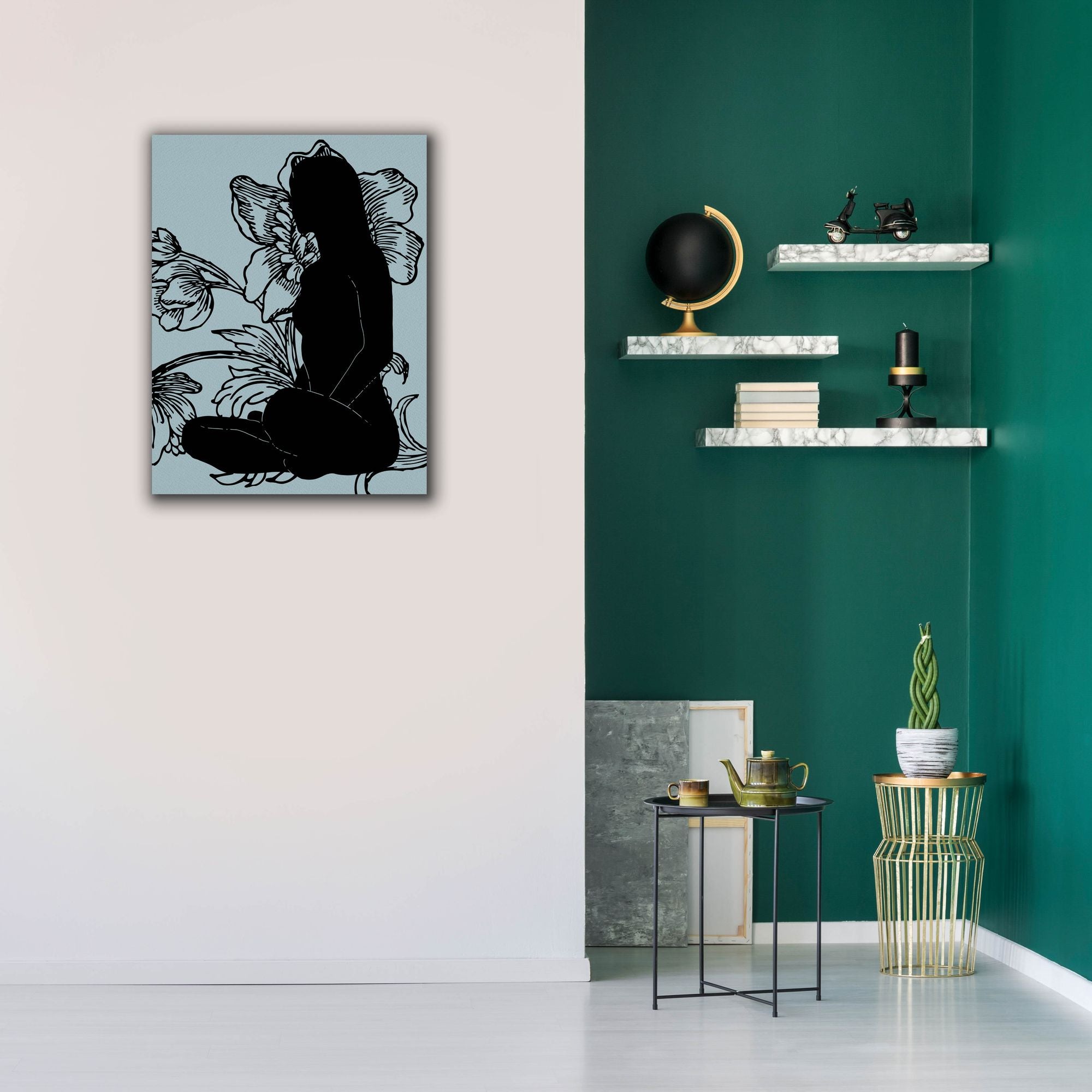 'Slow Breathing II' by Regina Moore, Canvas Wall Art,26 x 34