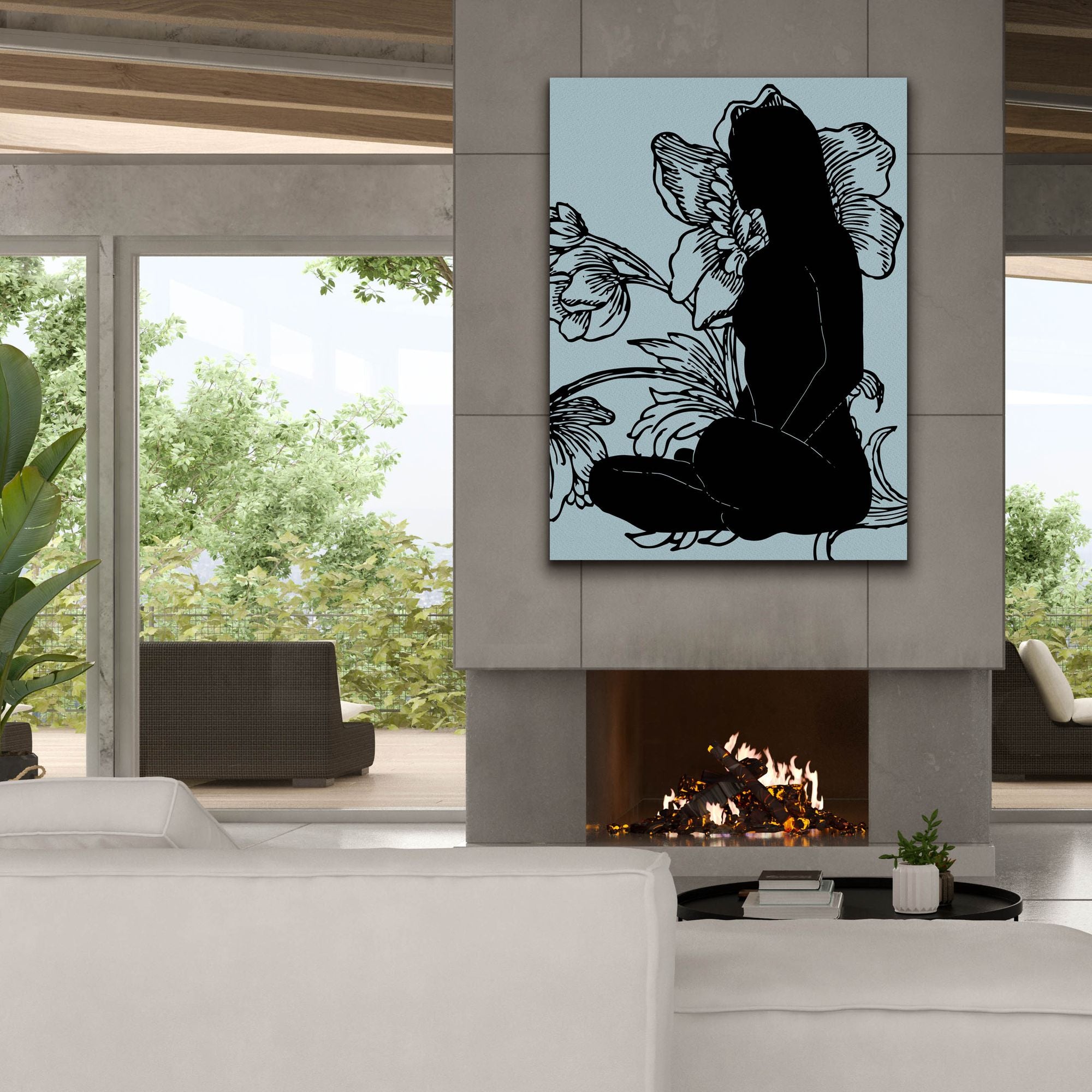 'Slow Breathing II' by Regina Moore, Canvas Wall Art,40x54