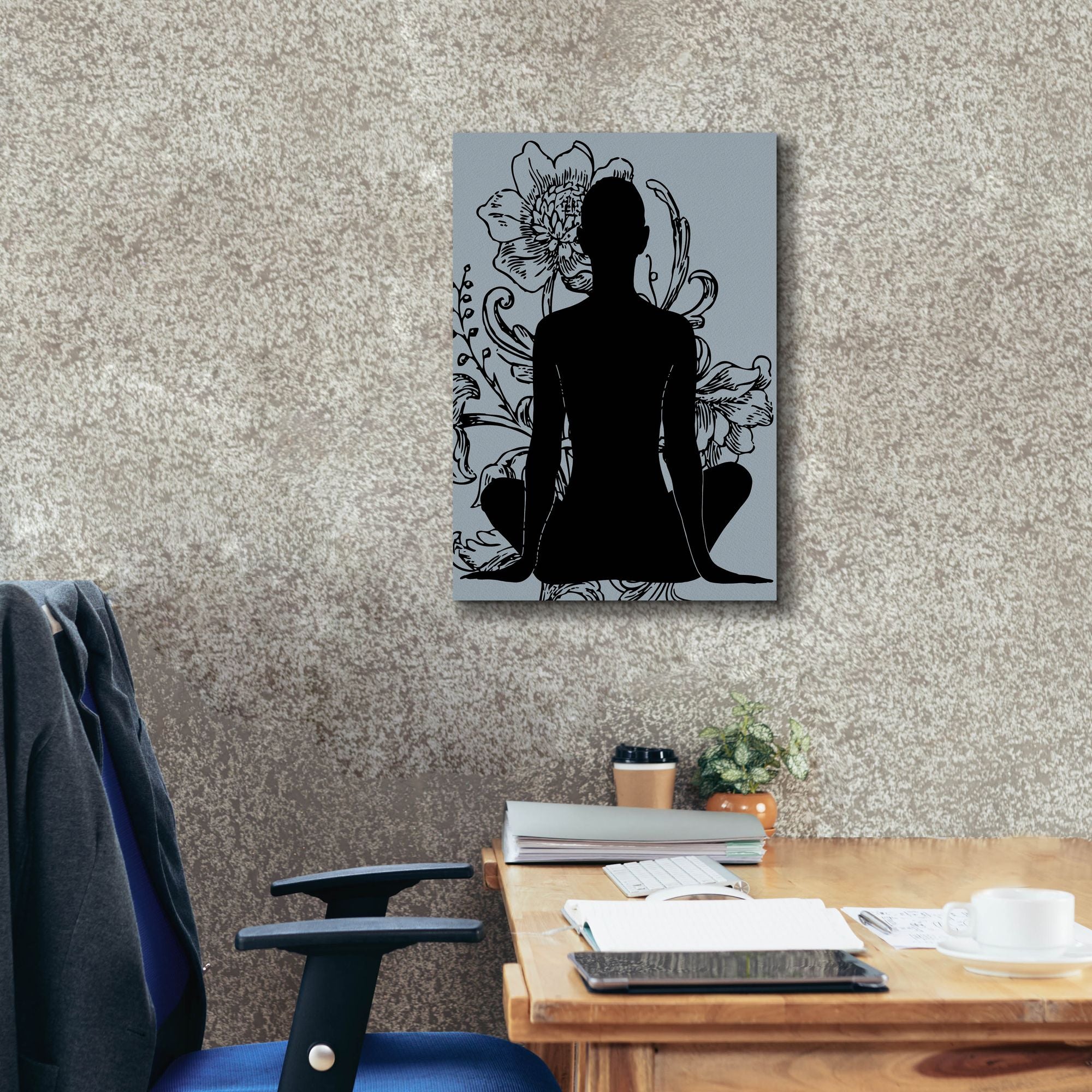 'Slow Breathing III' by Regina Moore, Canvas Wall Art,18 x 26