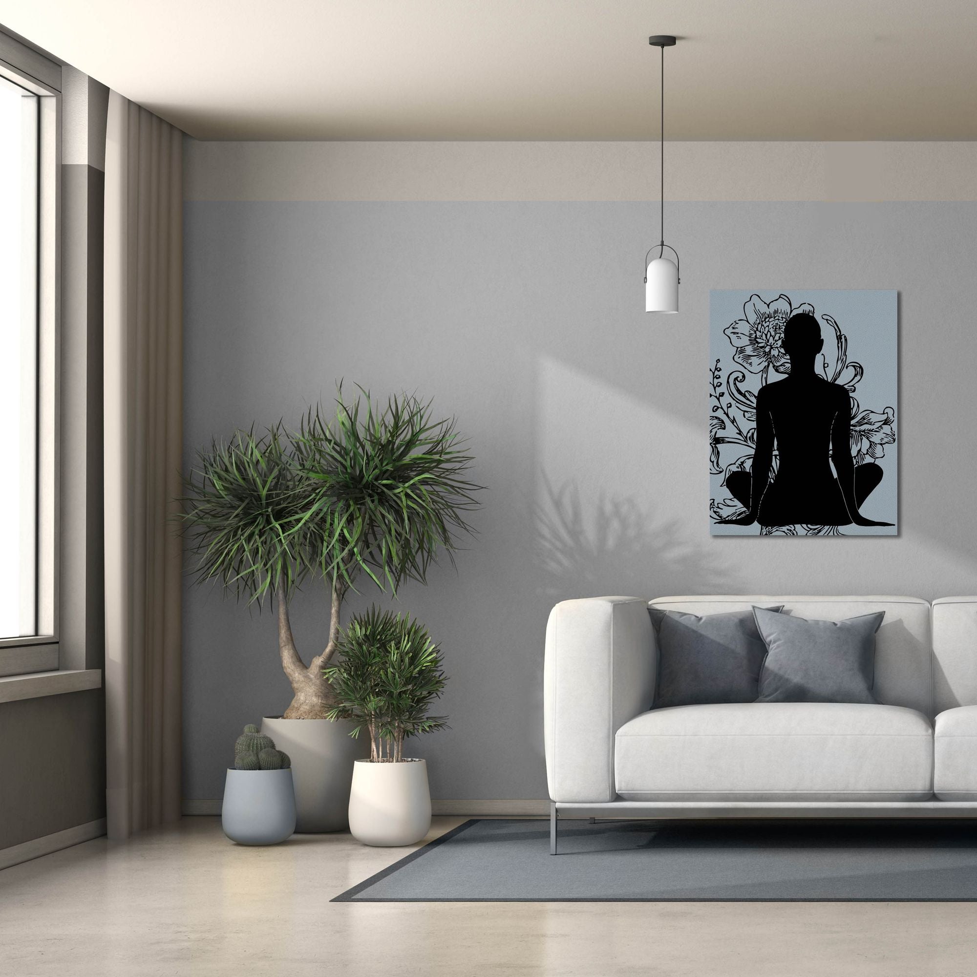 'Slow Breathing III' by Regina Moore, Canvas Wall Art,26 x 34