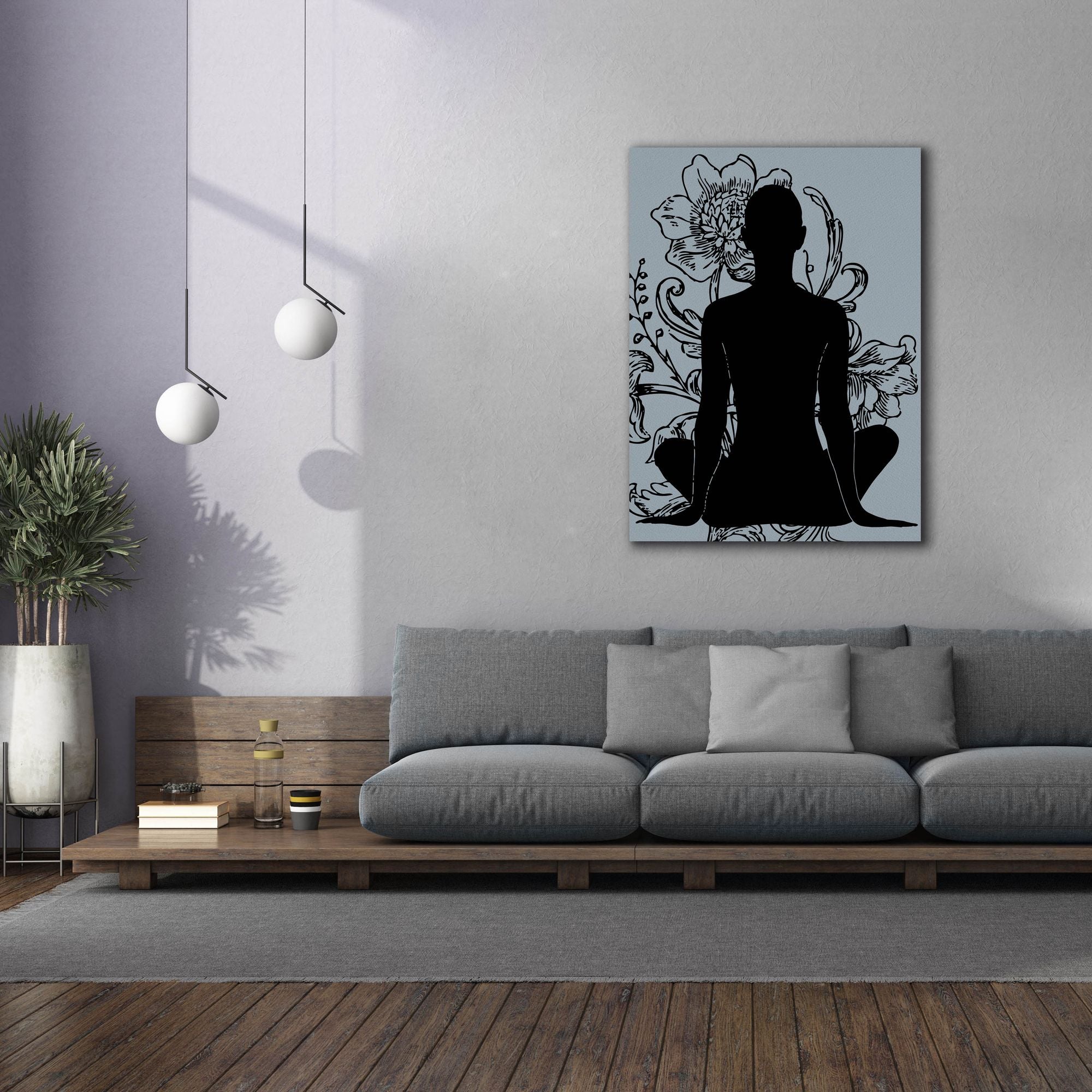 'Slow Breathing III' by Regina Moore, Canvas Wall Art,40x54