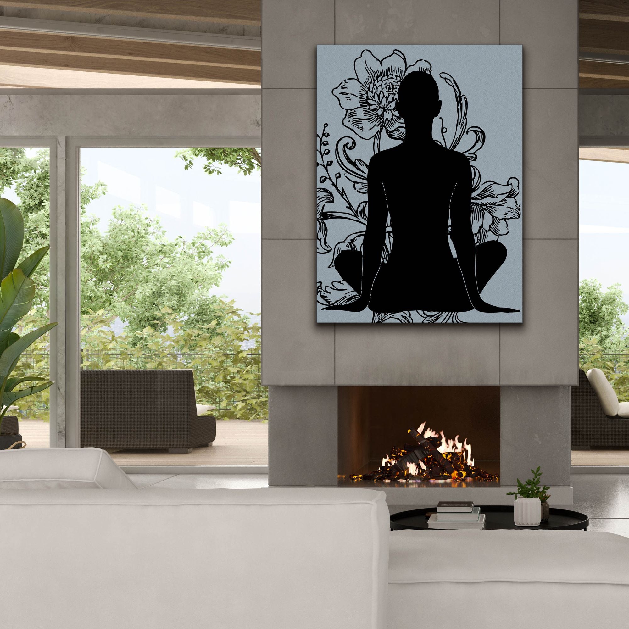 'Slow Breathing III' by Regina Moore, Canvas Wall Art,40x54