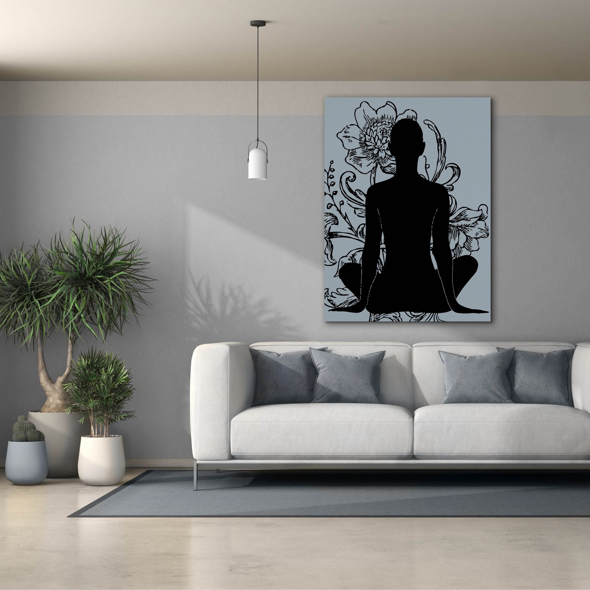 'Slow Breathing III' by Regina Moore, Canvas Wall Art,40x54