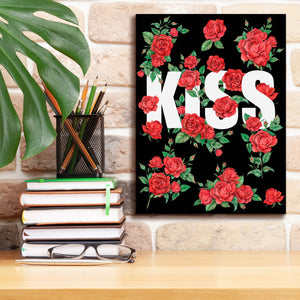 'Love Kiss I' by Regina Moore, Canvas Wall Art,12 x 16